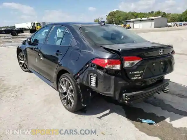 3 Photograph of a damaged car 5YFS4RCE7LP053393 TOYOTA COROLLA 2020