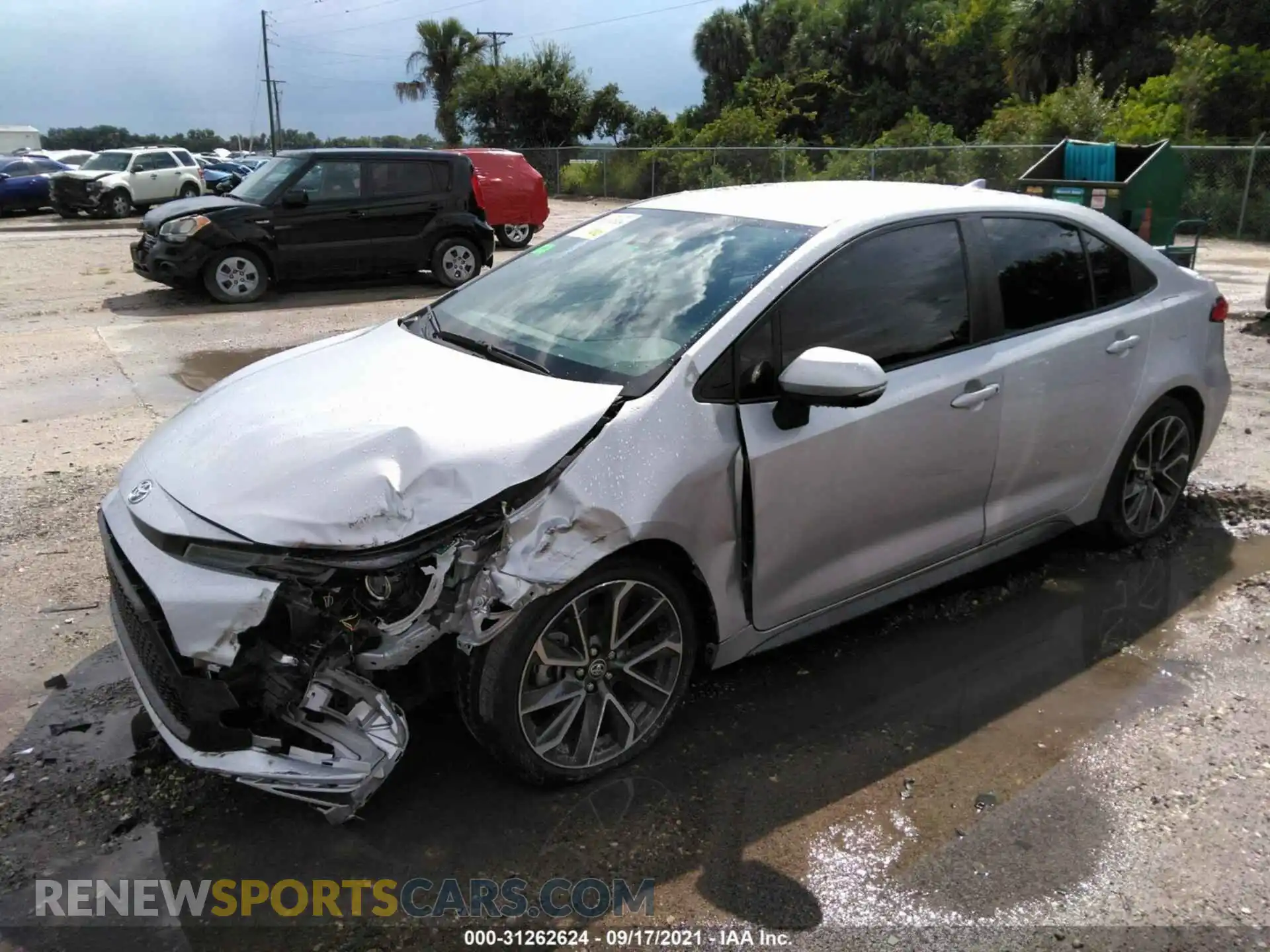 2 Photograph of a damaged car 5YFS4RCE8LP005644 TOYOTA COROLLA 2020
