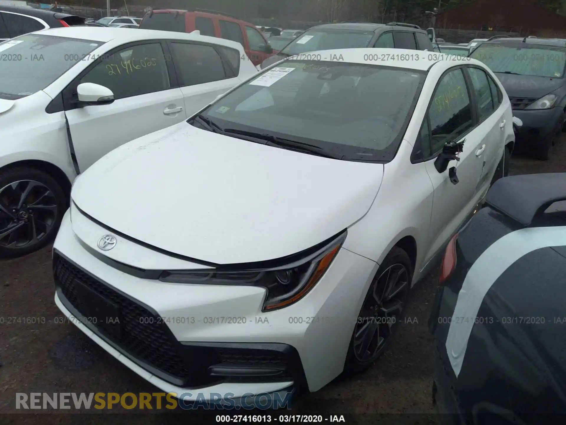 2 Photograph of a damaged car 5YFS4RCE8LP006907 TOYOTA COROLLA 2020