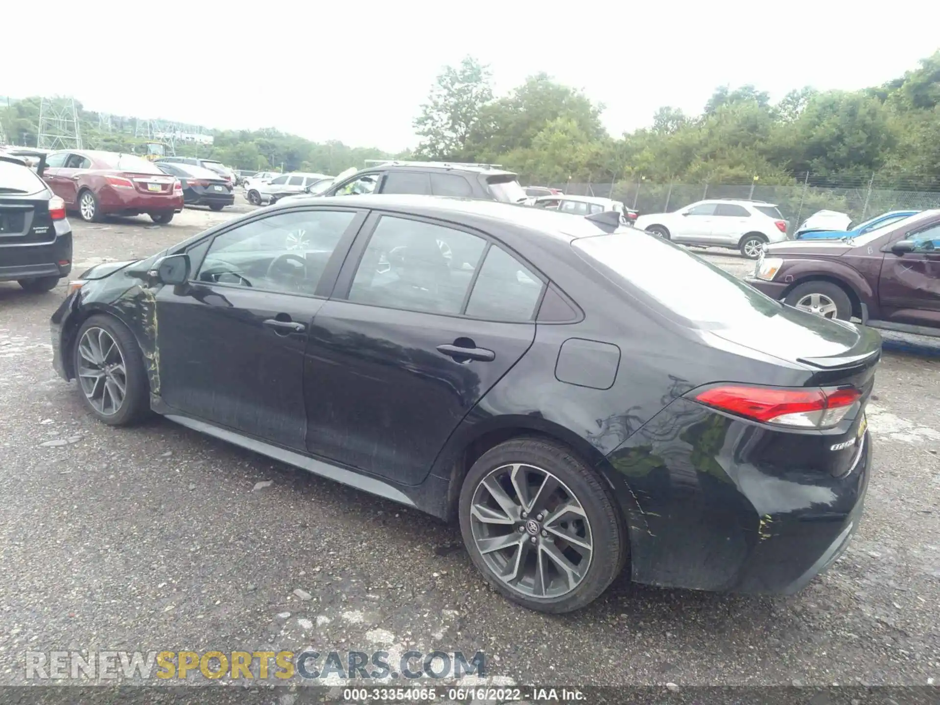 3 fotografías del automóvil dañado 5YFS4RCE8LP012447 TOYOTA COROLLA 2020