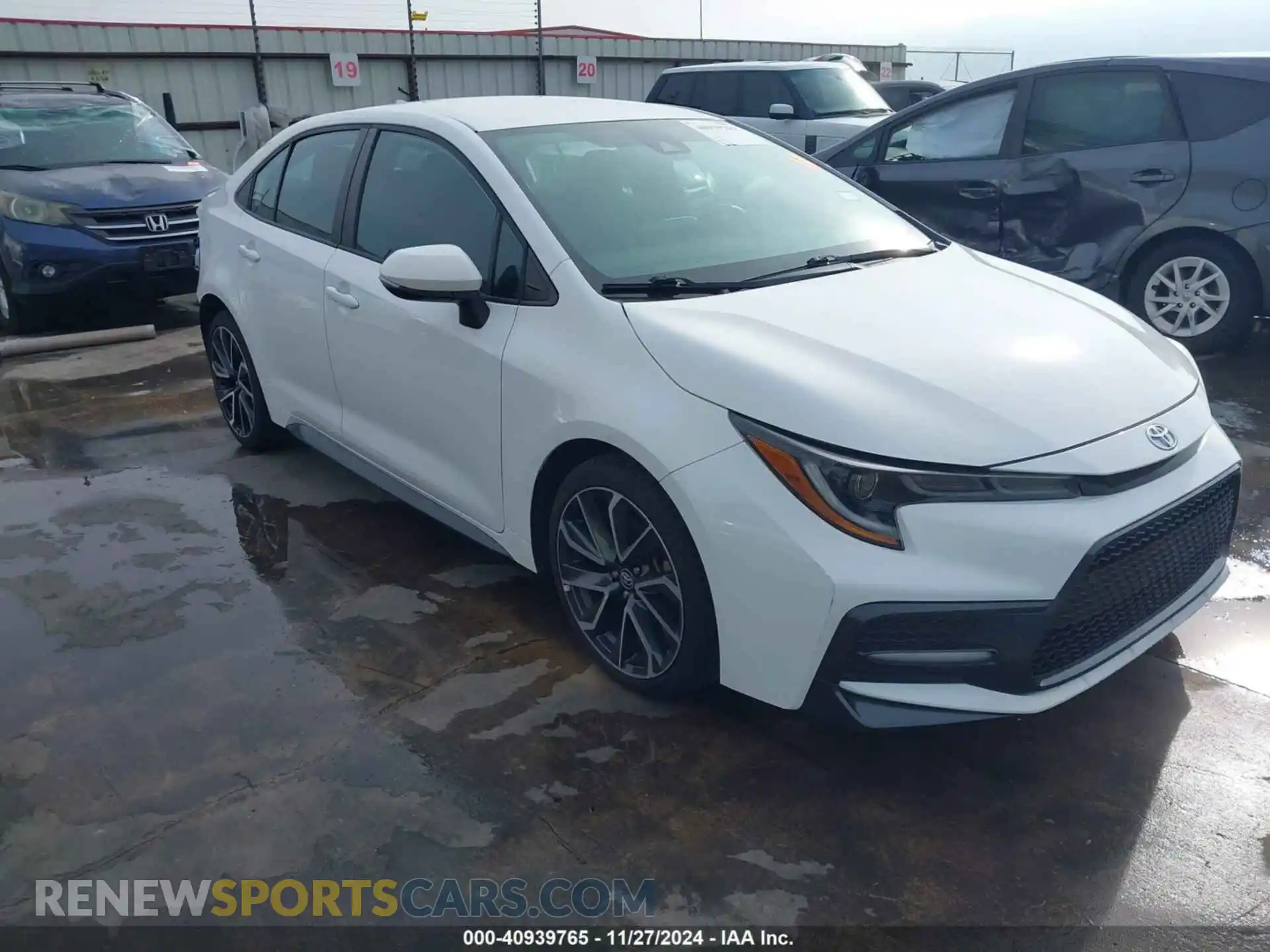 1 Photograph of a damaged car 5YFS4RCE8LP015297 TOYOTA COROLLA 2020