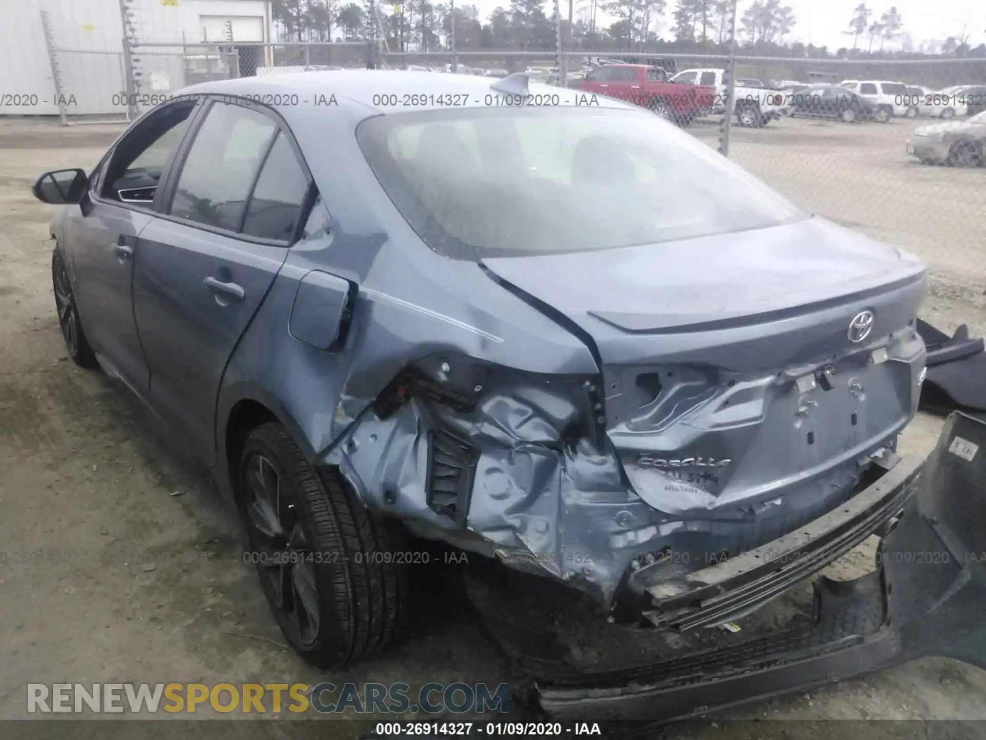 3 Photograph of a damaged car 5YFS4RCE8LP021777 TOYOTA COROLLA 2020
