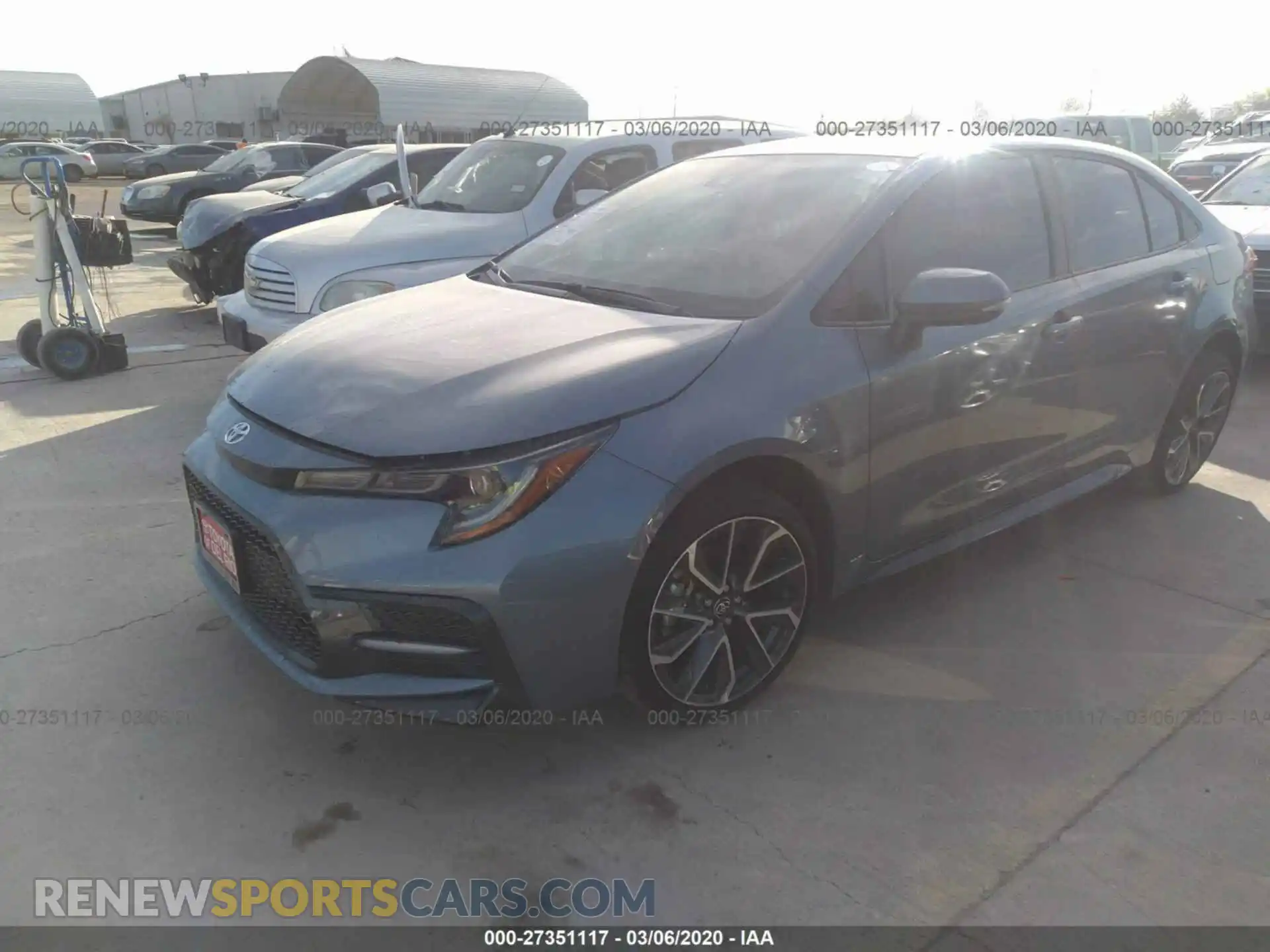 2 Photograph of a damaged car 5YFS4RCE8LP030429 TOYOTA COROLLA 2020