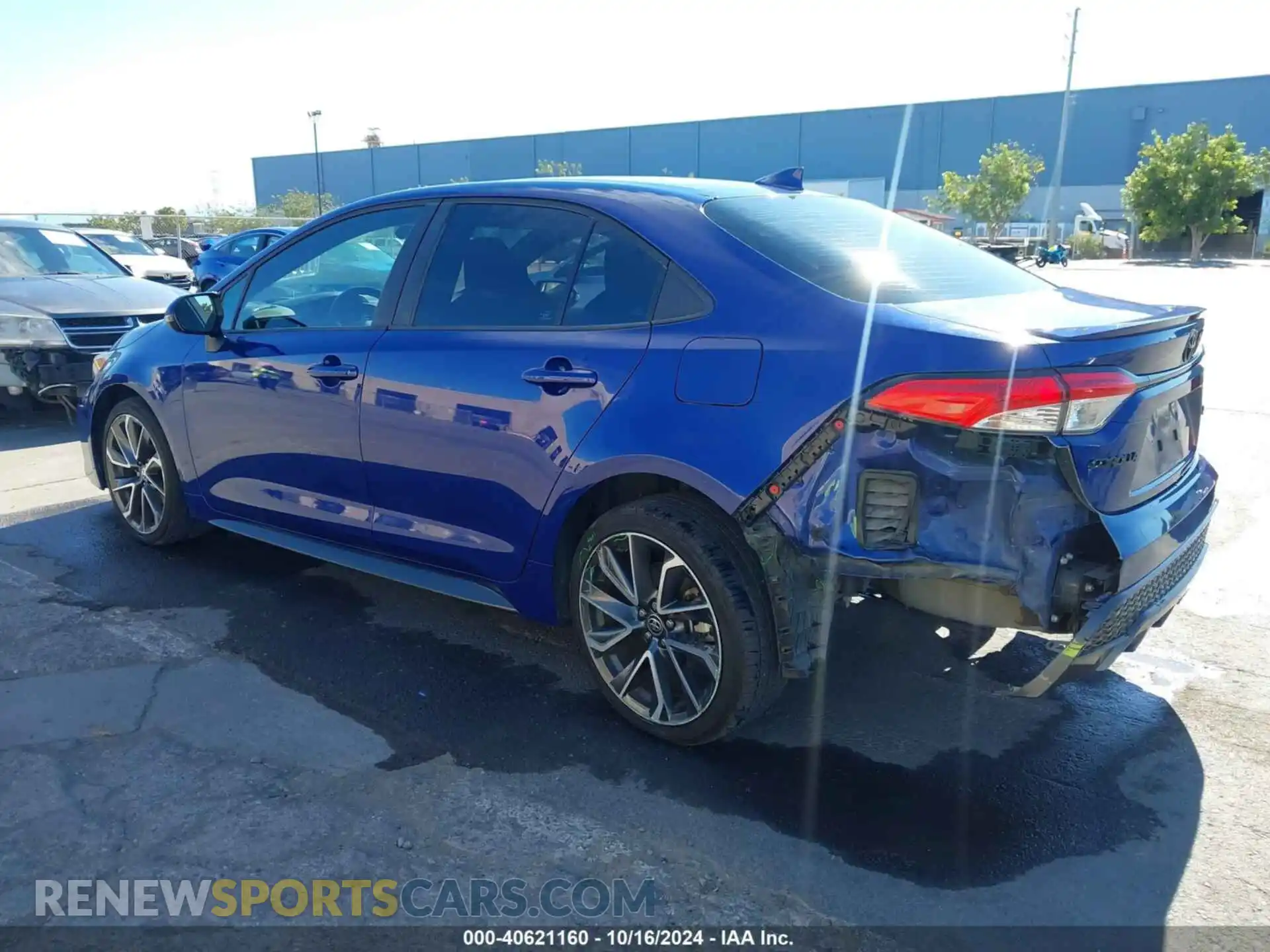 3 Photograph of a damaged car 5YFS4RCE8LP036036 TOYOTA COROLLA 2020