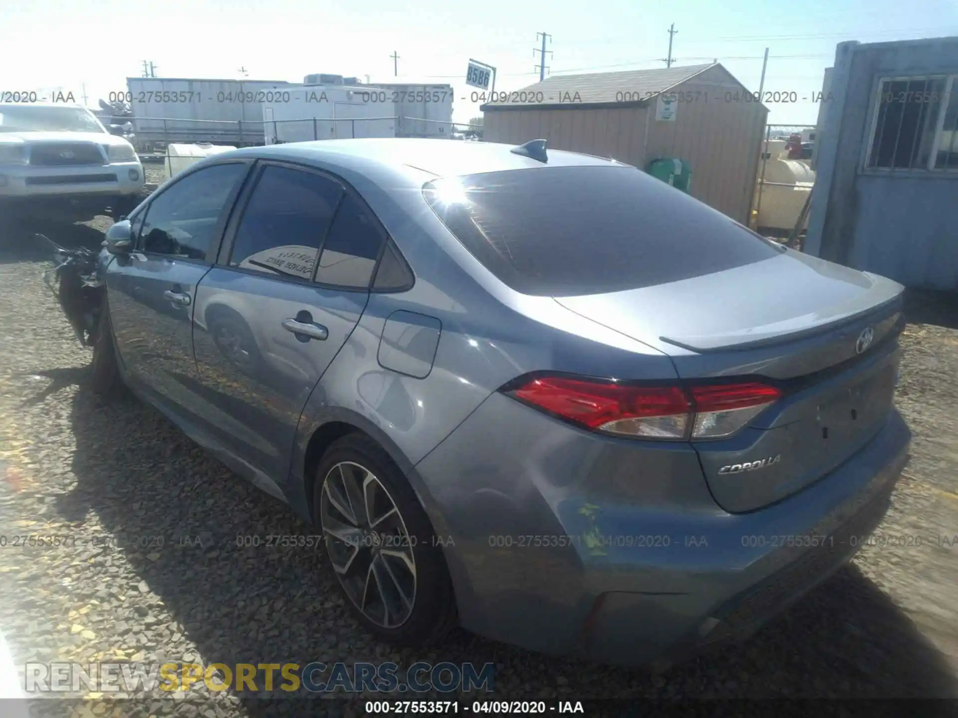 3 Photograph of a damaged car 5YFS4RCE8LP039101 TOYOTA COROLLA 2020