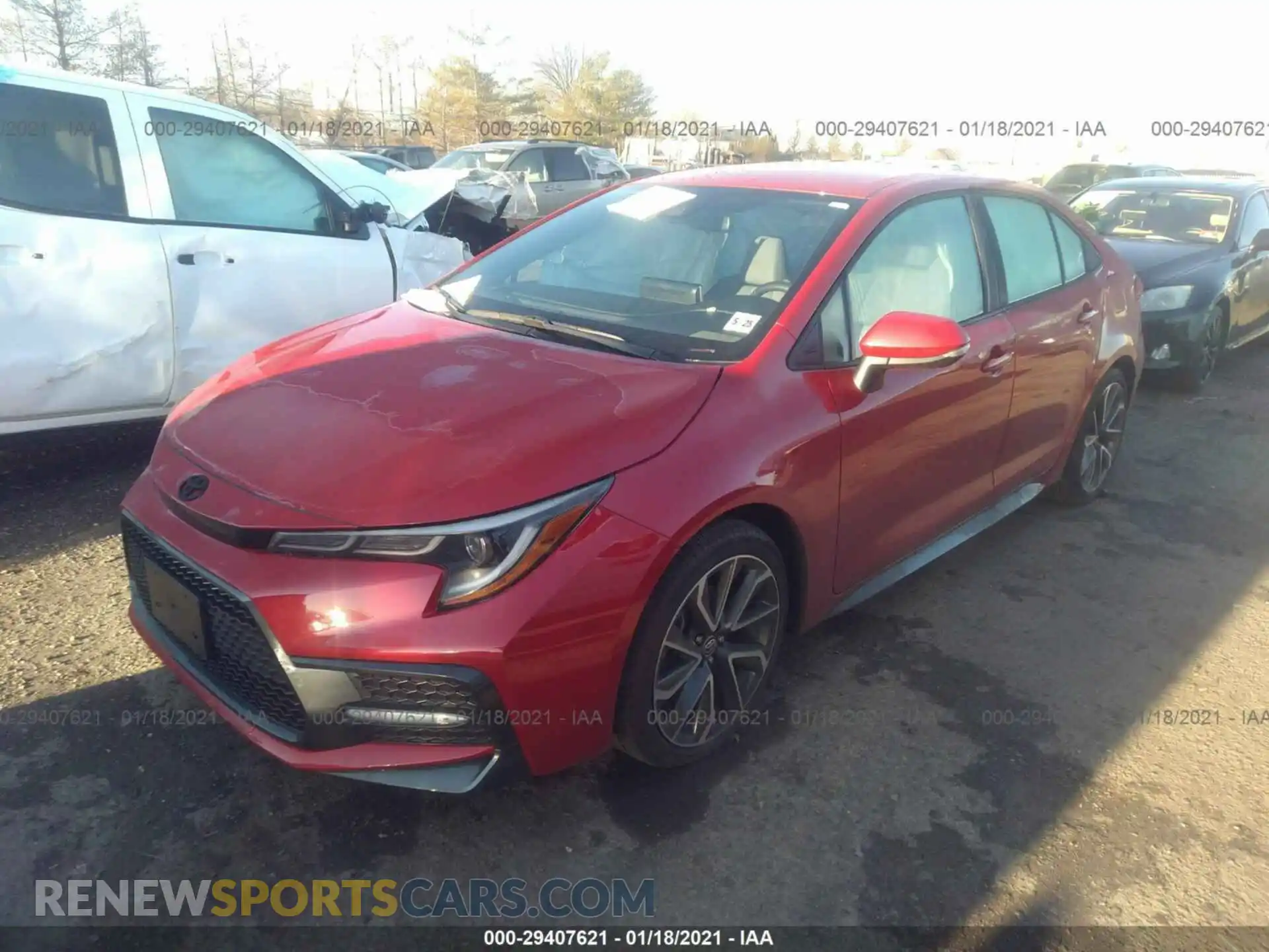 2 Photograph of a damaged car 5YFS4RCE8LP046856 TOYOTA COROLLA 2020