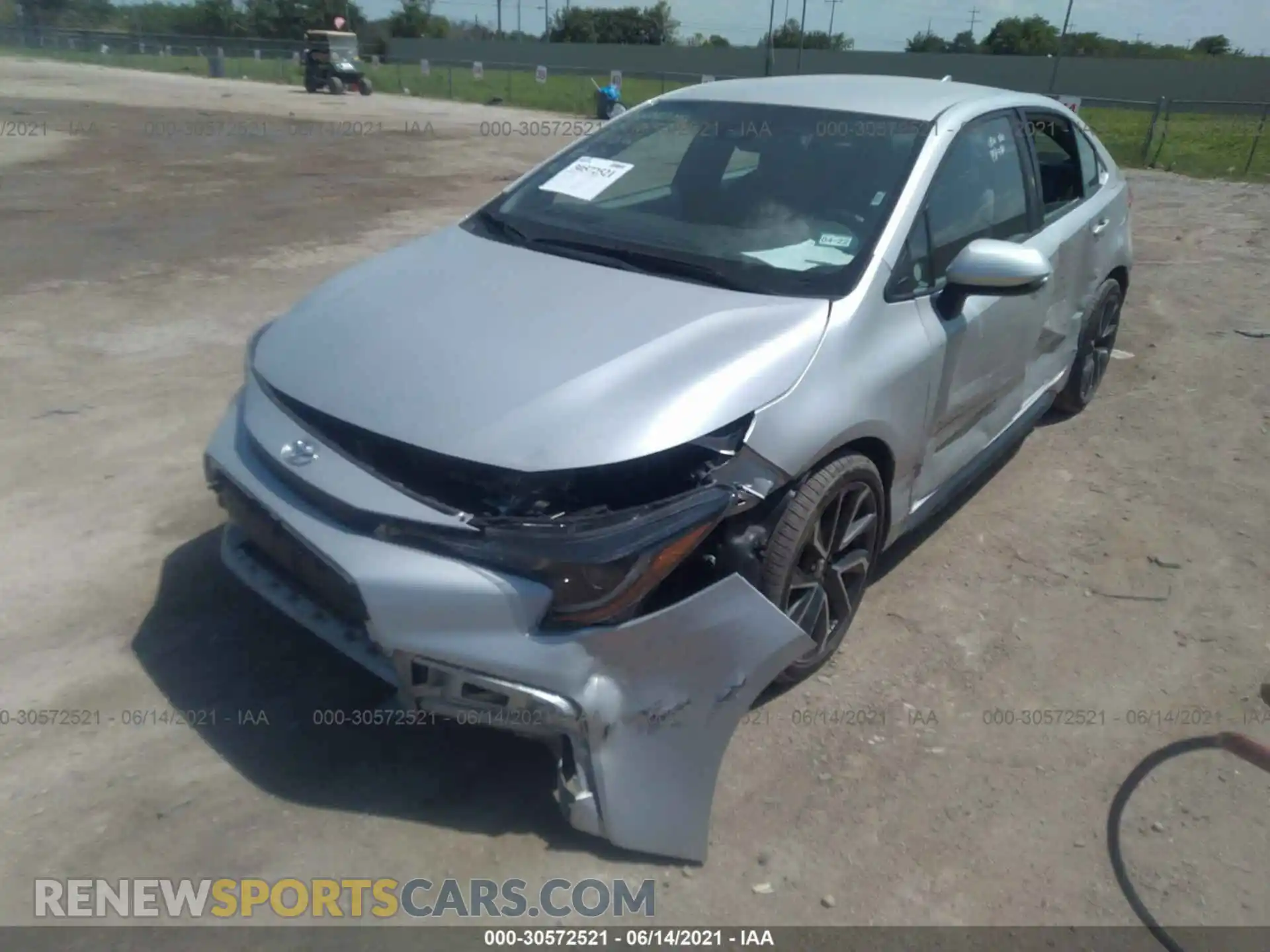 2 Photograph of a damaged car 5YFS4RCE8LP047859 TOYOTA COROLLA 2020