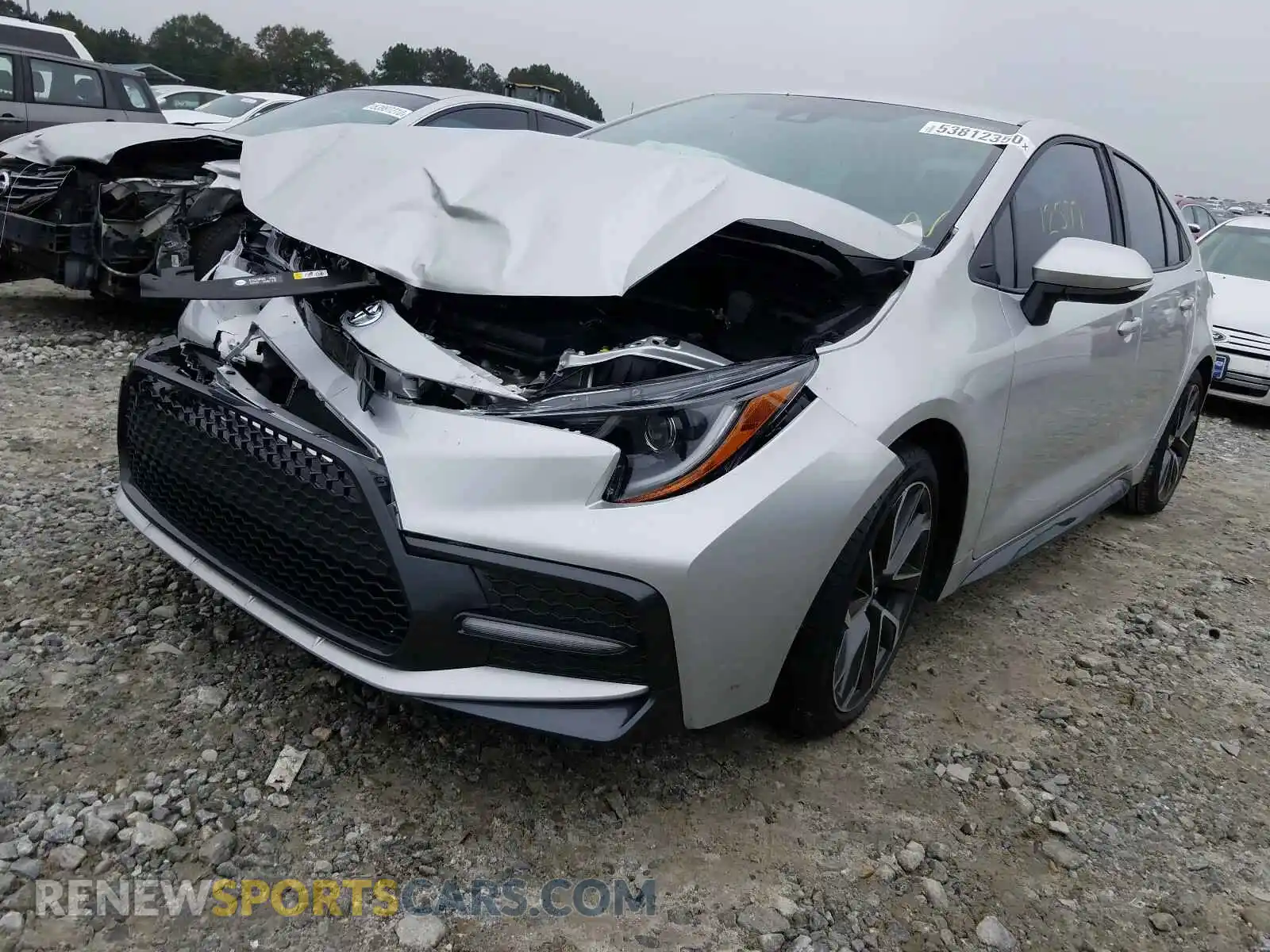 2 Photograph of a damaged car 5YFS4RCE8LP051541 TOYOTA COROLLA 2020