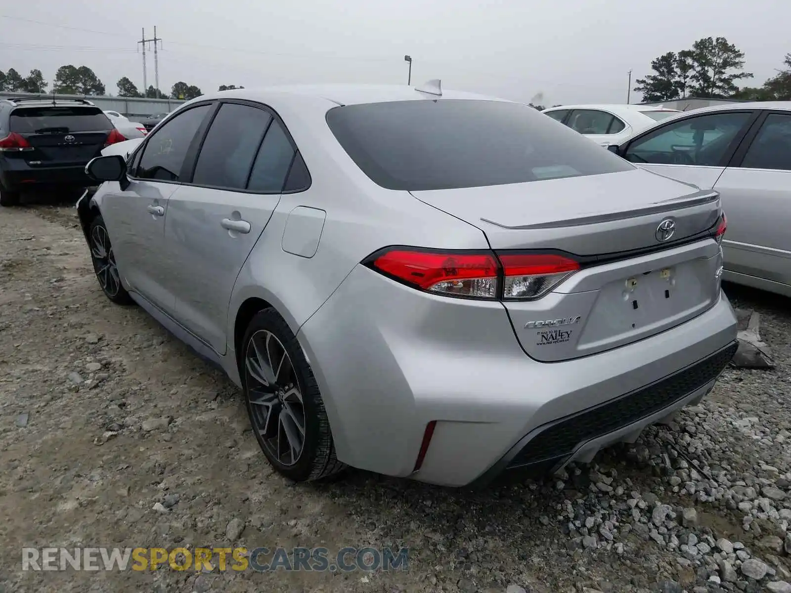 3 Photograph of a damaged car 5YFS4RCE8LP051541 TOYOTA COROLLA 2020