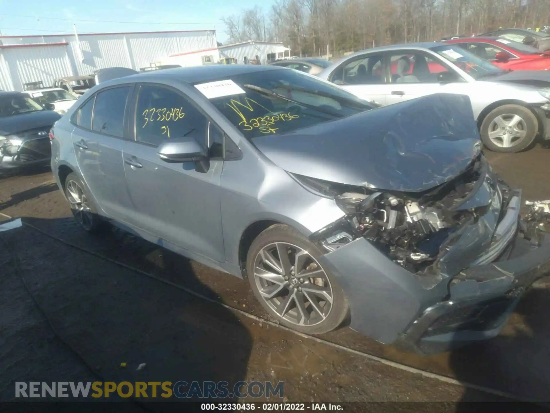 1 Photograph of a damaged car 5YFS4RCE8LP053841 TOYOTA COROLLA 2020