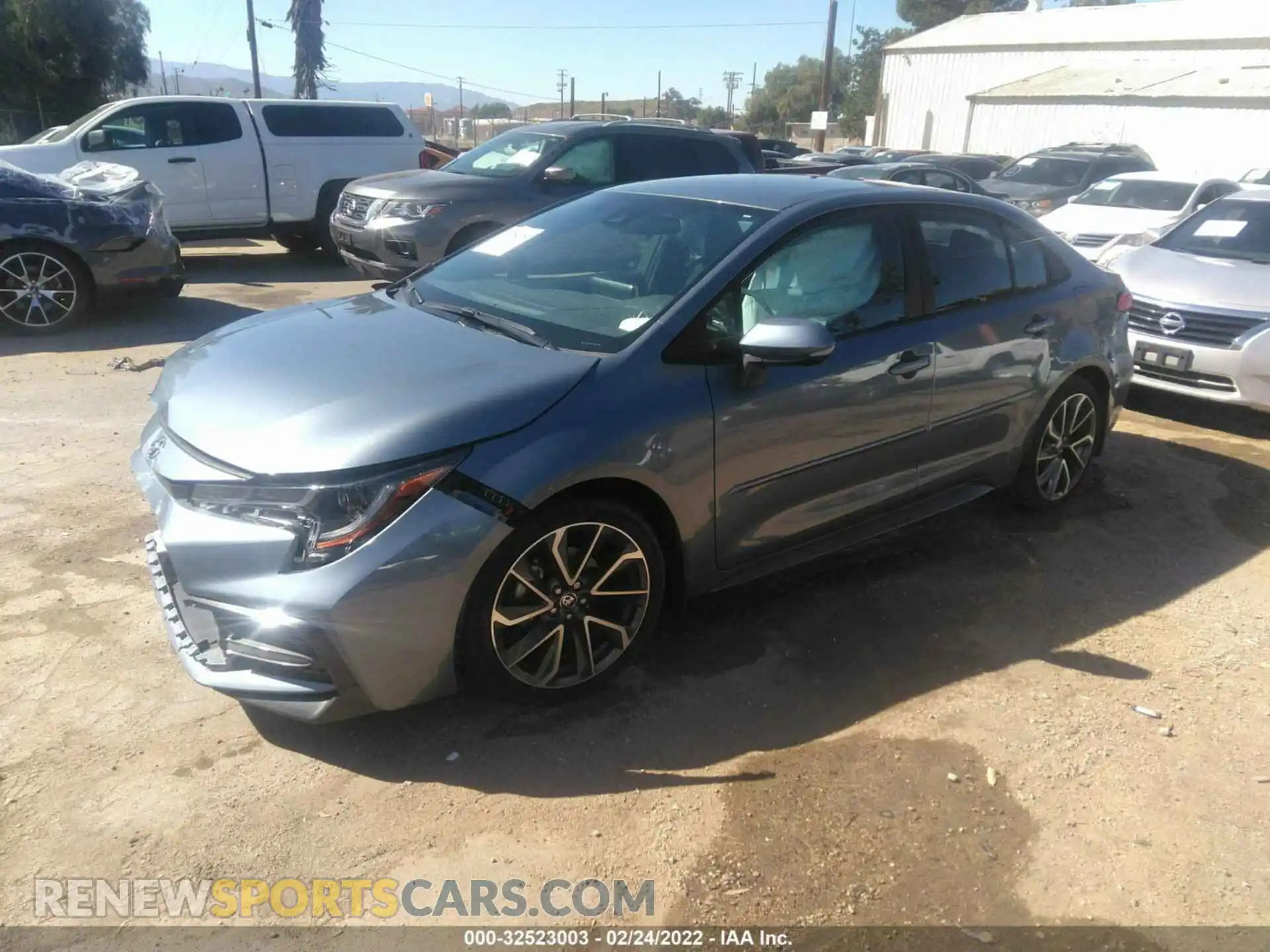 2 Photograph of a damaged car 5YFS4RCE8LP055492 TOYOTA COROLLA 2020