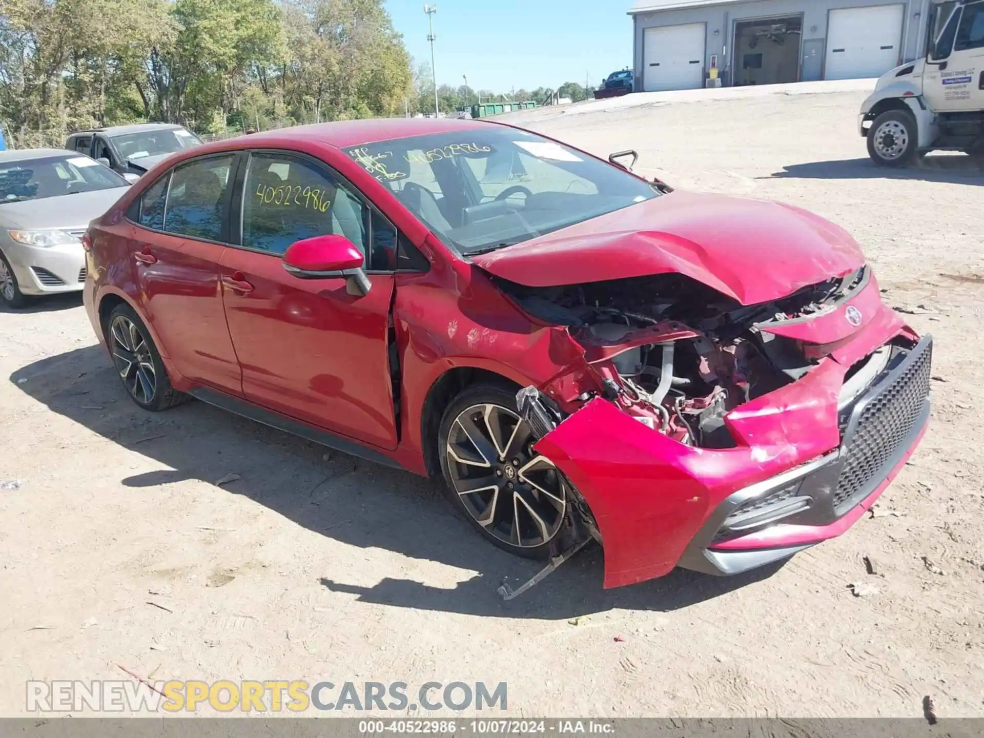 1 Photograph of a damaged car 5YFS4RCE9LP001327 TOYOTA COROLLA 2020