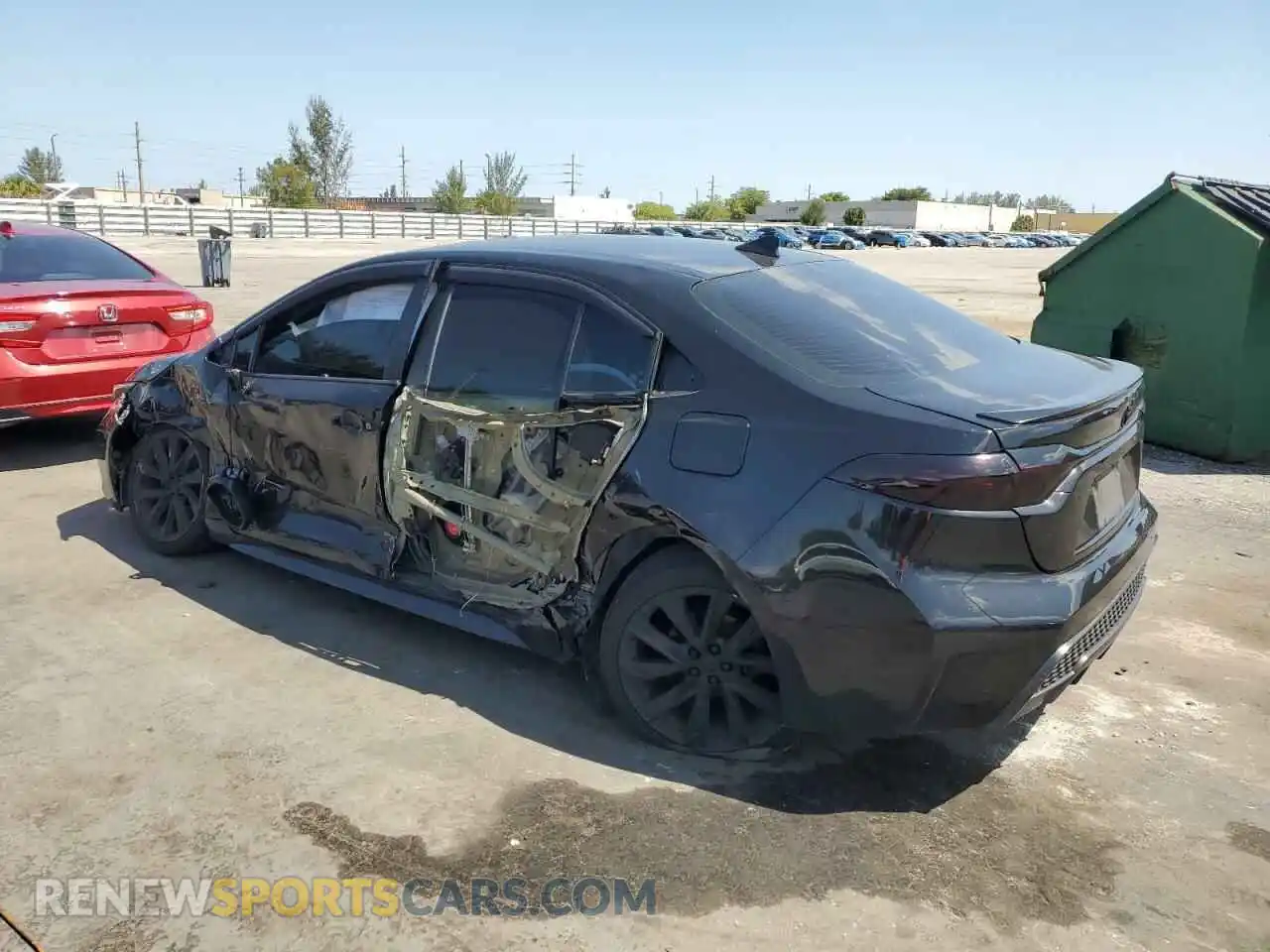 2 Photograph of a damaged car 5YFS4RCE9LP007595 TOYOTA COROLLA 2020