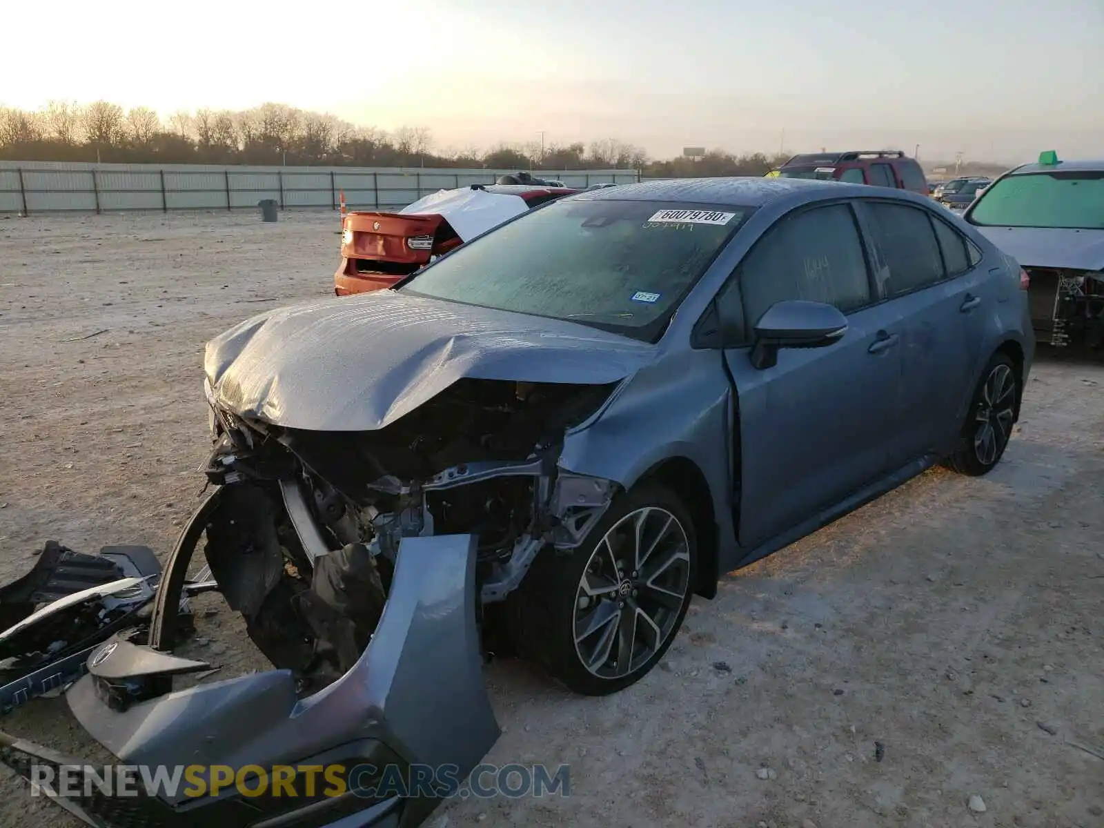 2 Photograph of a damaged car 5YFS4RCE9LP007919 TOYOTA COROLLA 2020