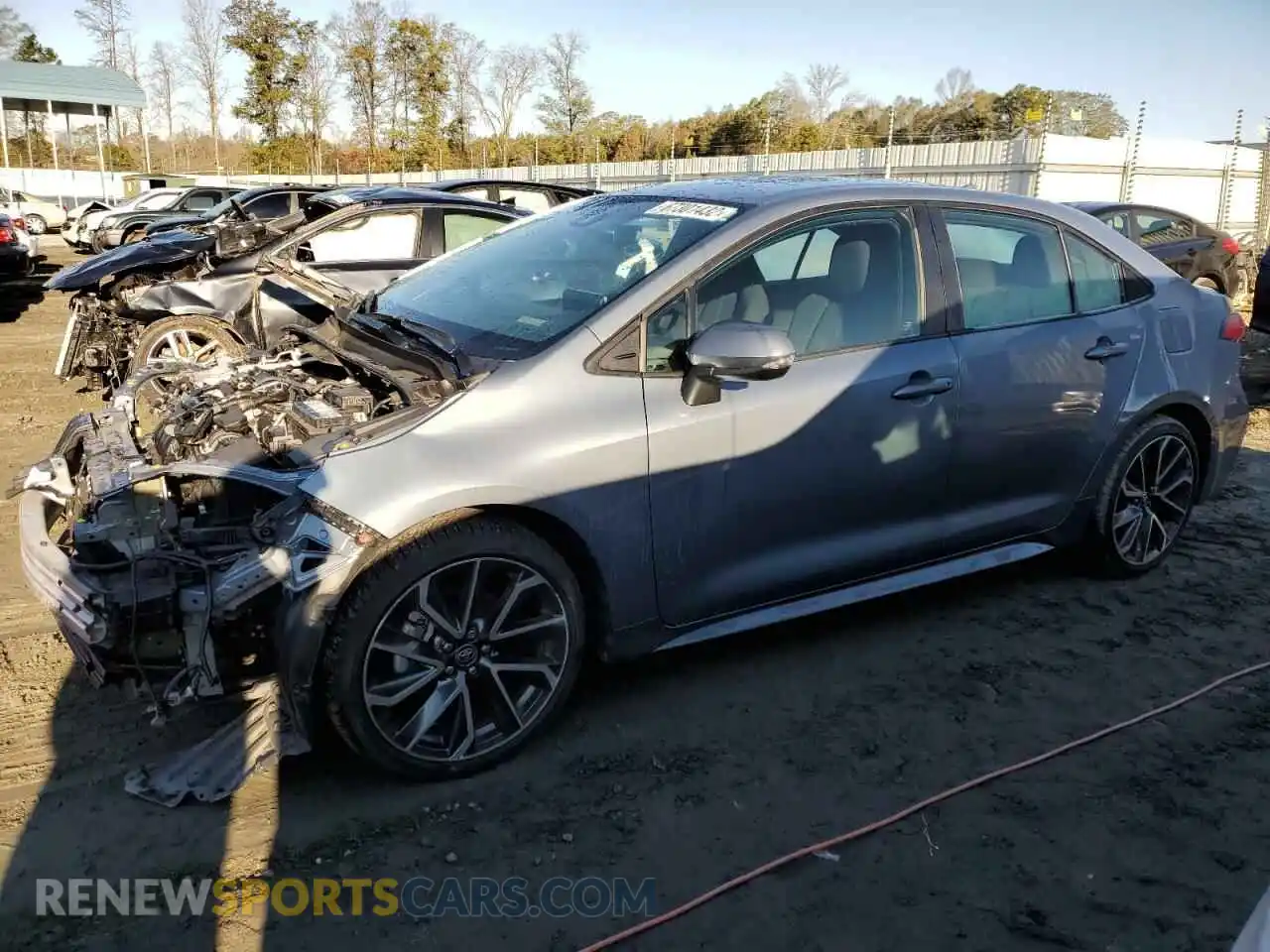 1 Photograph of a damaged car 5YFS4RCE9LP009072 TOYOTA COROLLA 2020