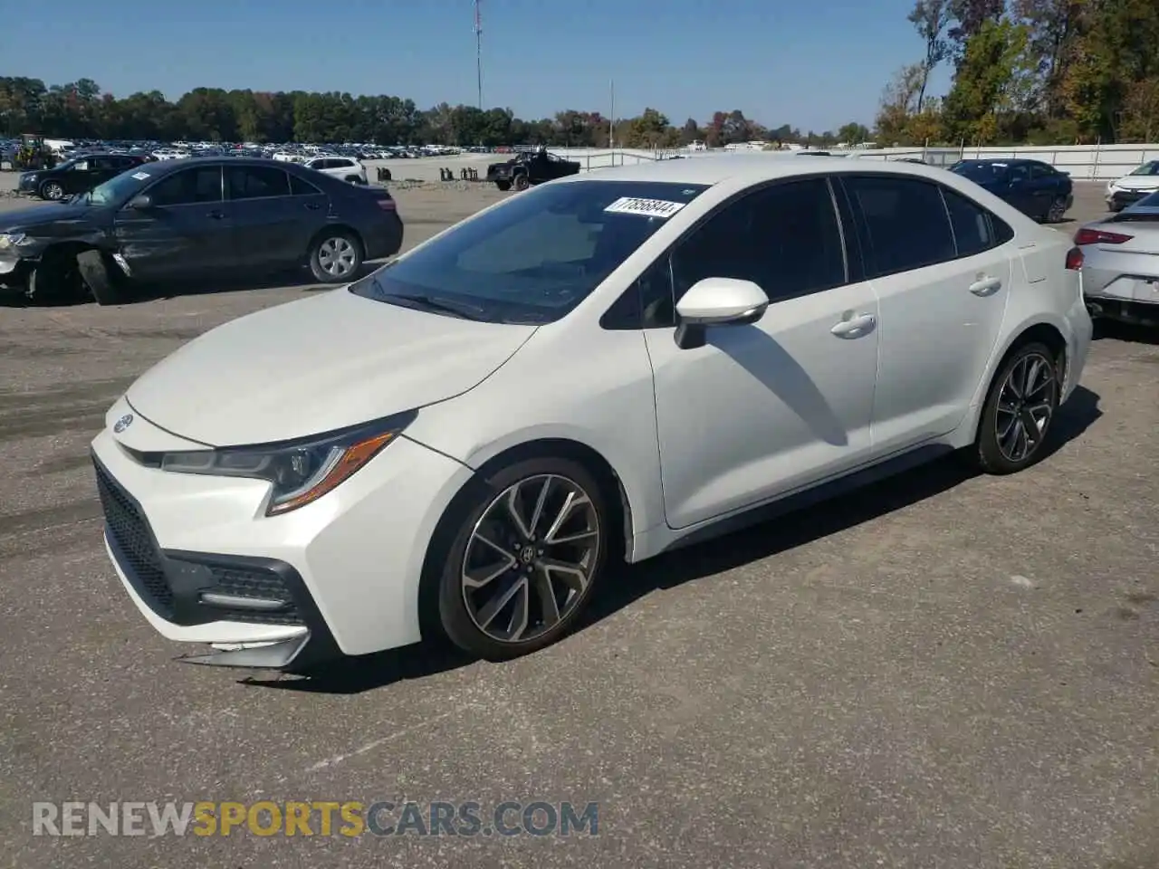 1 Photograph of a damaged car 5YFS4RCE9LP033789 TOYOTA COROLLA 2020