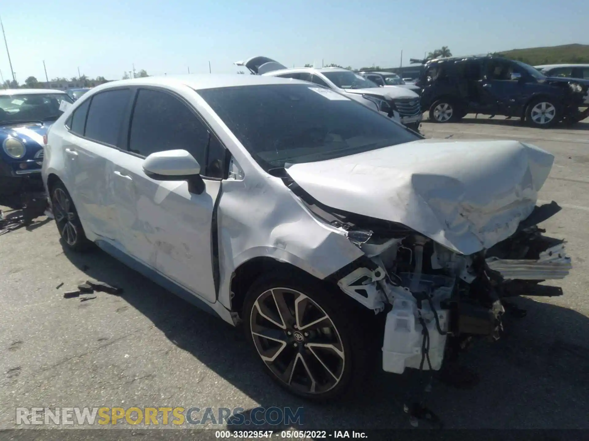 1 Photograph of a damaged car 5YFS4RCE9LP034490 TOYOTA COROLLA 2020
