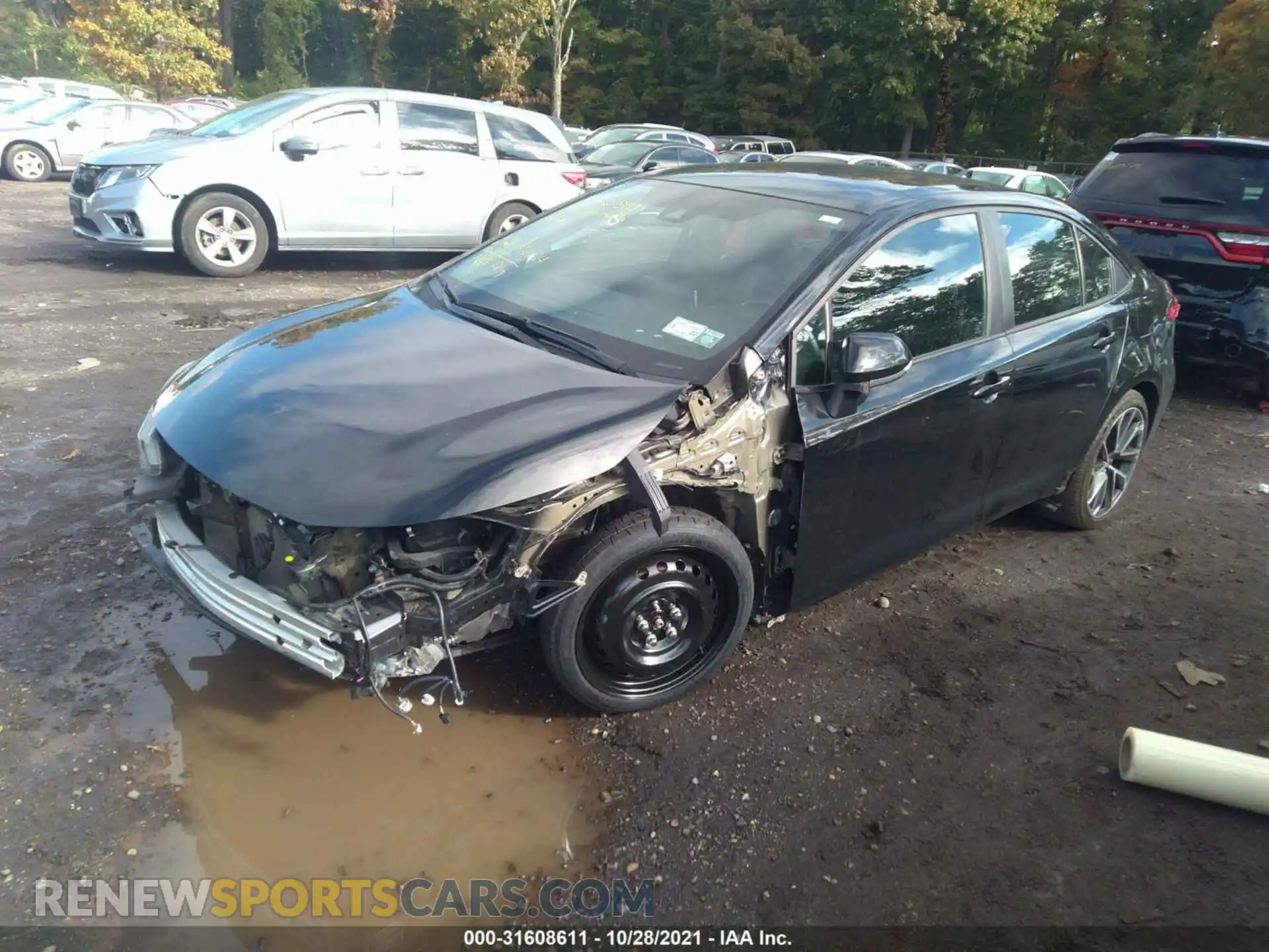 2 Photograph of a damaged car 5YFS4RCE9LP034702 TOYOTA COROLLA 2020