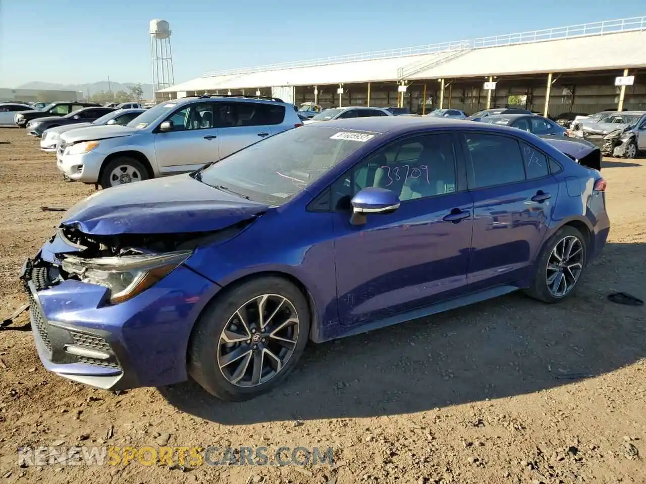 2 Photograph of a damaged car 5YFS4RCE9LP035137 TOYOTA COROLLA 2020