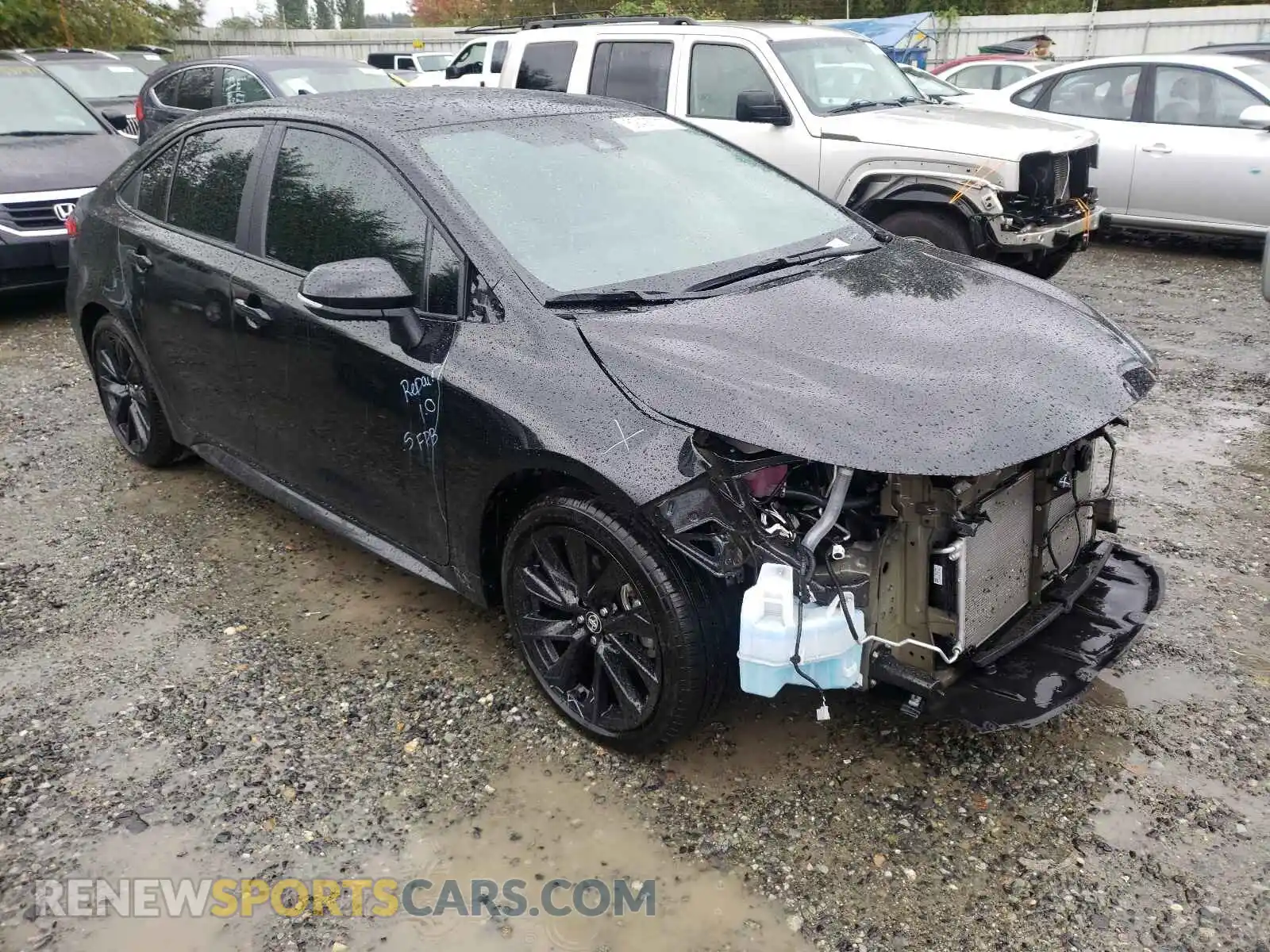 1 Photograph of a damaged car 5YFS4RCE9LP035753 TOYOTA COROLLA 2020