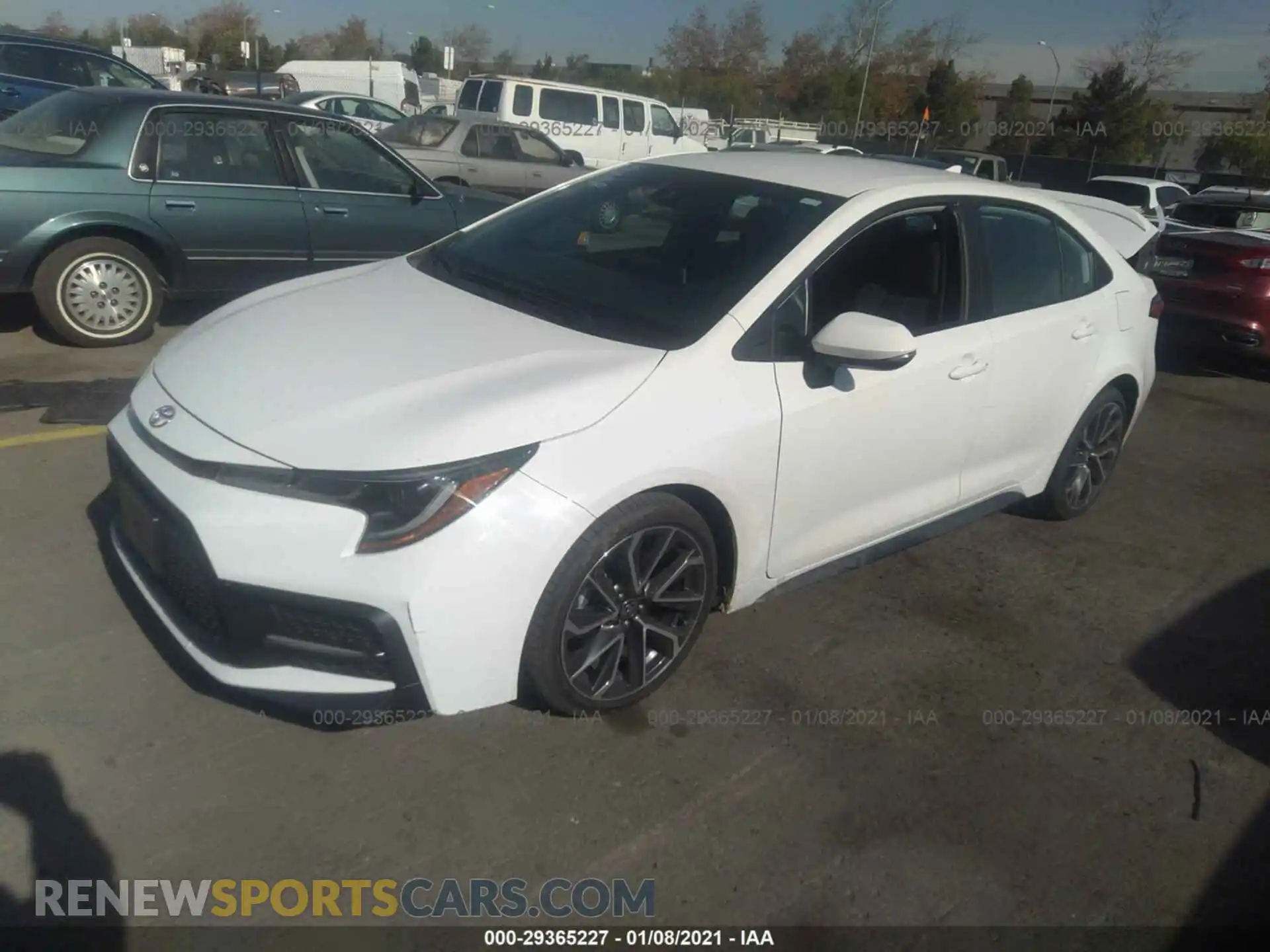 2 Photograph of a damaged car 5YFS4RCE9LP037969 TOYOTA COROLLA 2020
