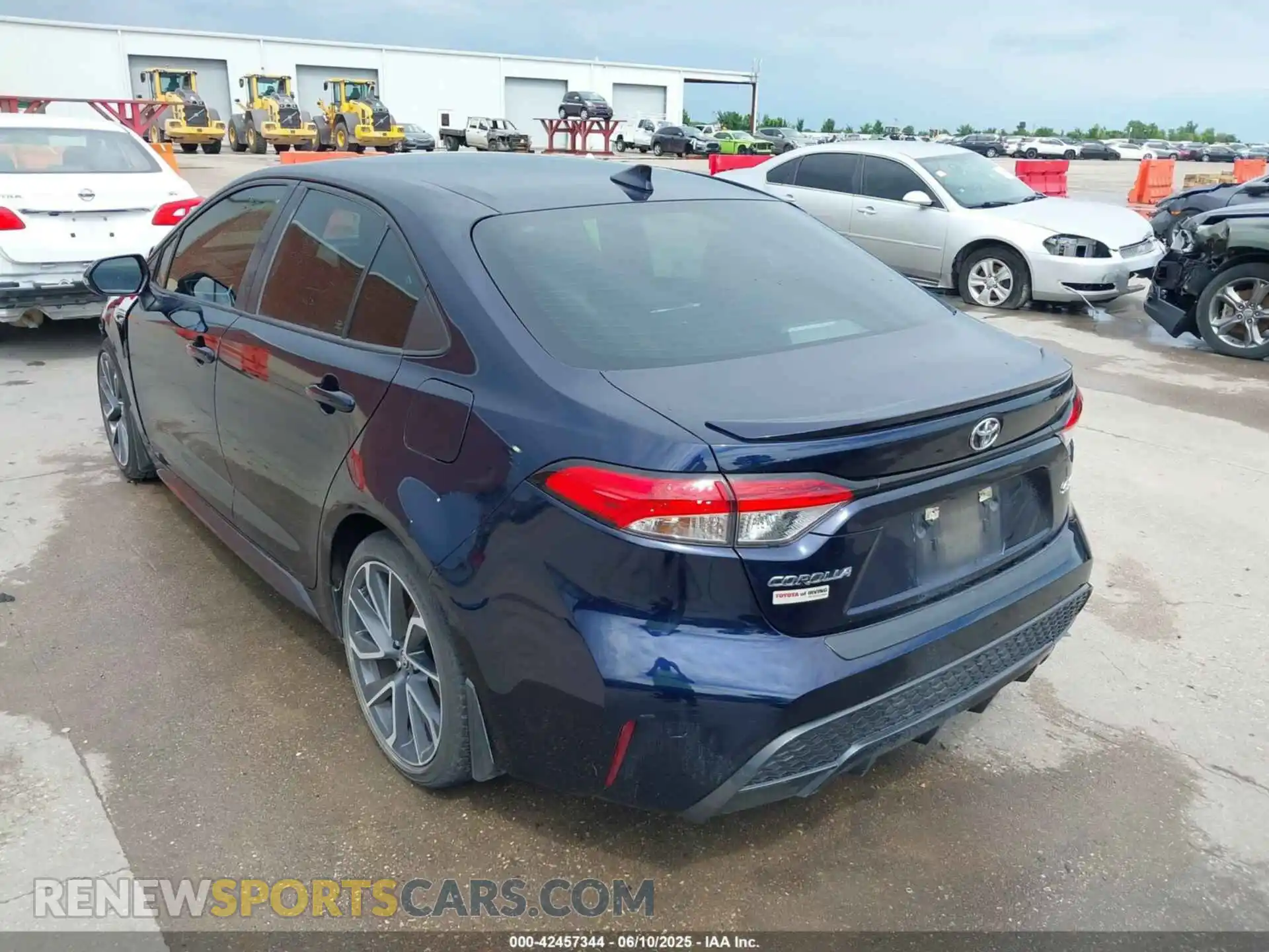 3 fotografías del automóvil dañado 5YFS4RCE9LP040418 TOYOTA COROLLA 2020
