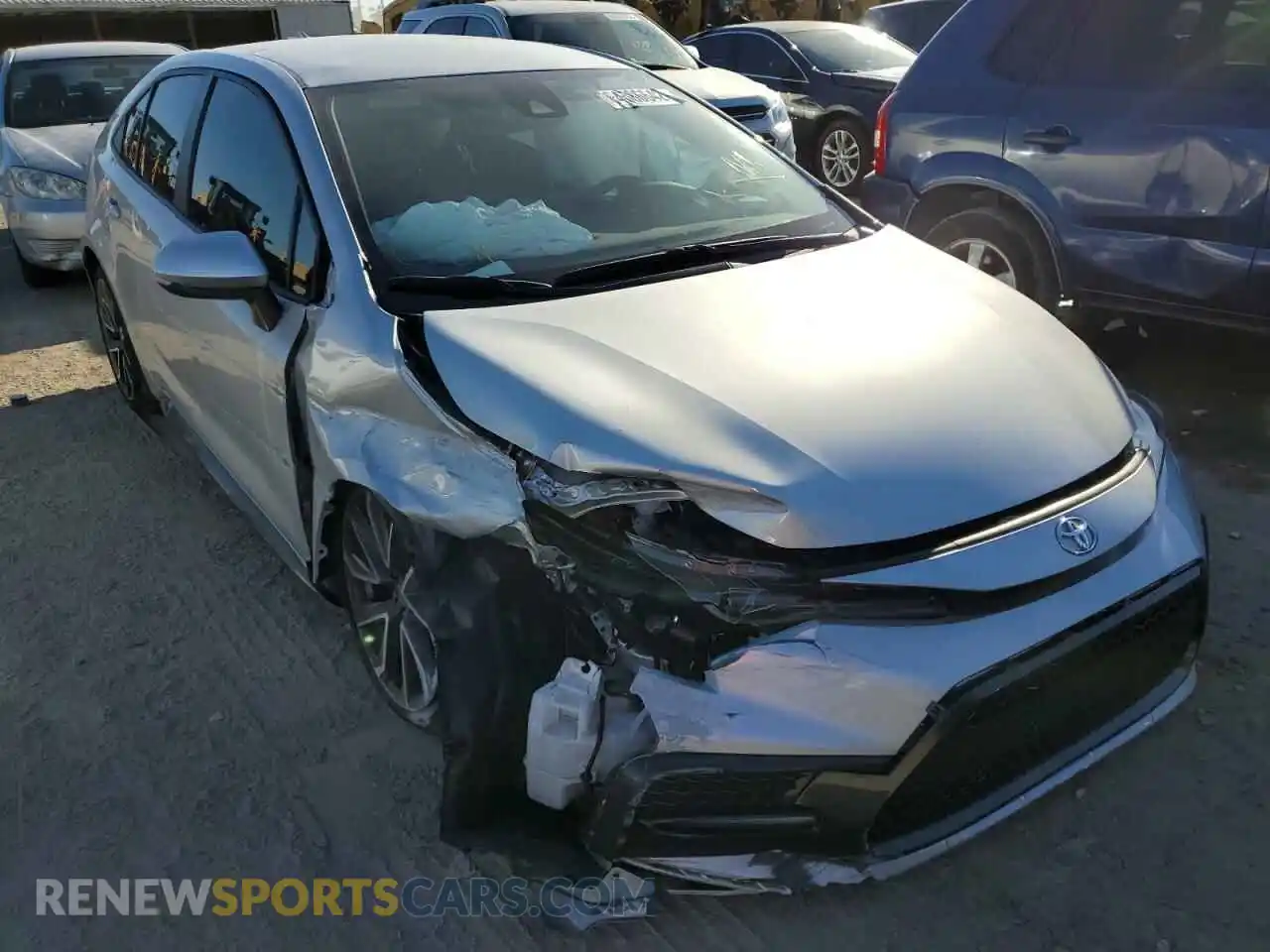 1 Photograph of a damaged car 5YFS4RCE9LP044582 TOYOTA COROLLA 2020