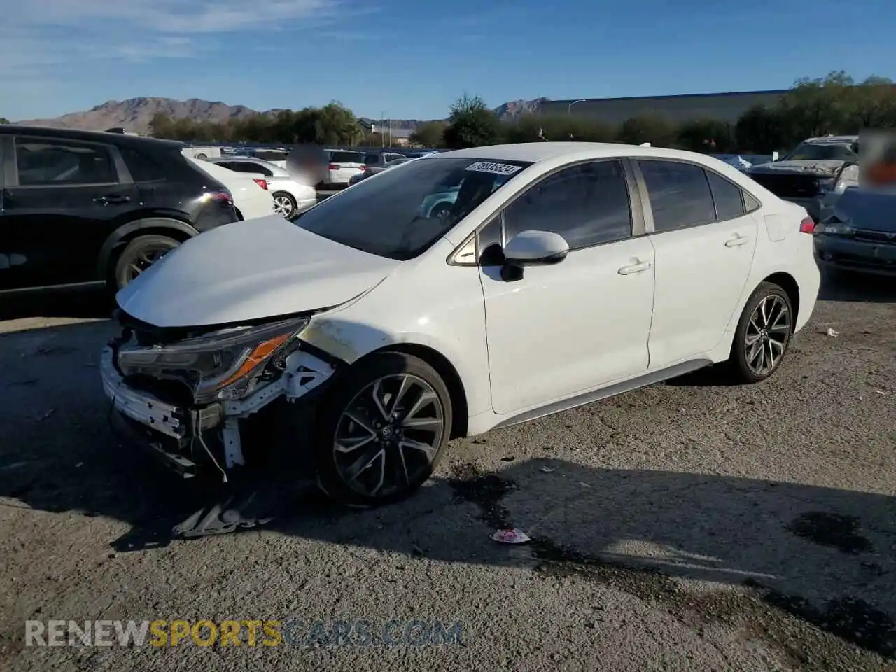 1 Photograph of a damaged car 5YFS4RCE9LP050320 TOYOTA COROLLA 2020