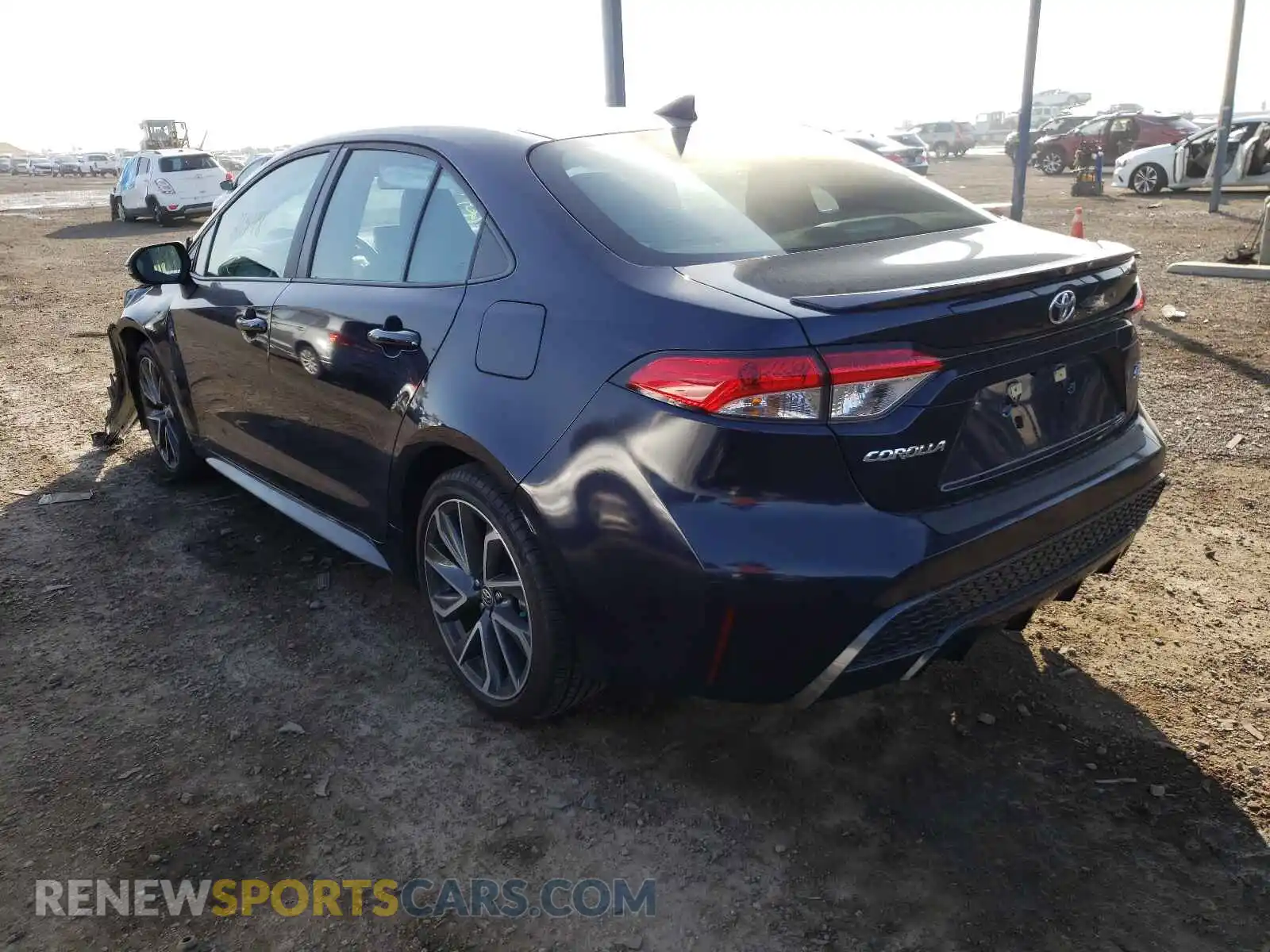 3 Photograph of a damaged car 5YFS4RCE9LP051029 TOYOTA COROLLA 2020