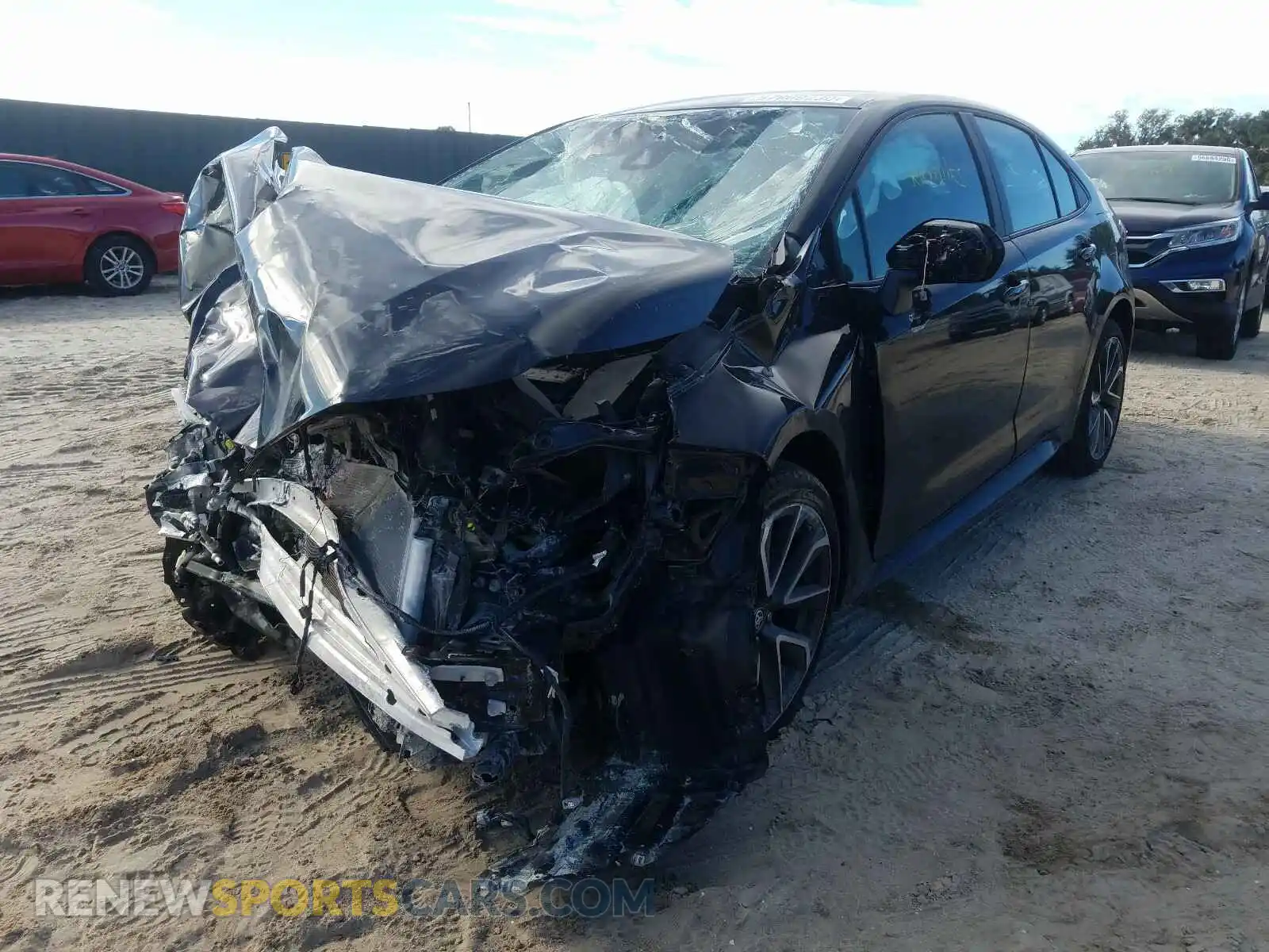 2 Photograph of a damaged car 5YFS4RCE9LP051600 TOYOTA COROLLA 2020