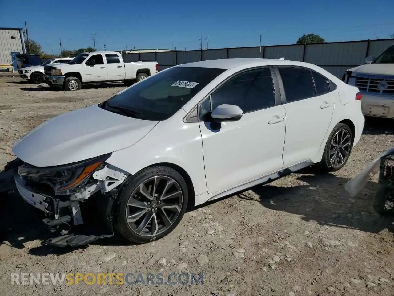 1 Photograph of a damaged car 5YFS4RCE9LP053024 TOYOTA COROLLA 2020