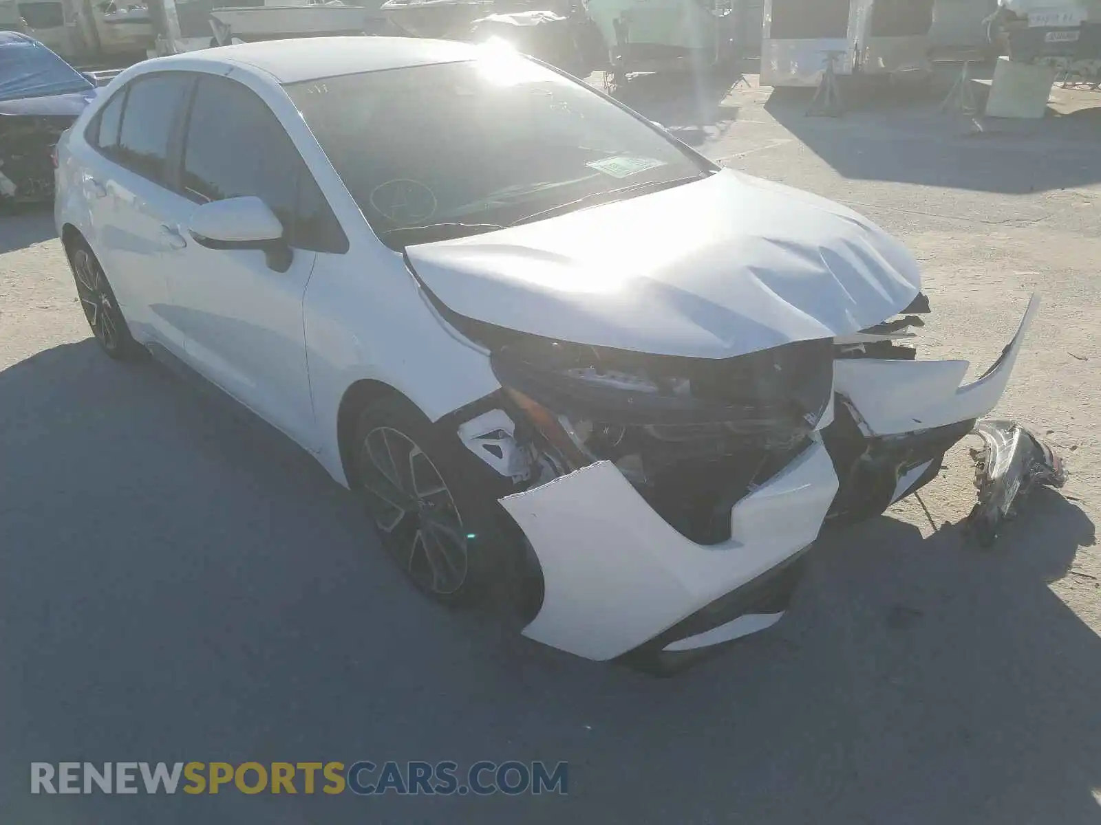 1 Photograph of a damaged car 5YFS4RCEXLP010635 TOYOTA COROLLA 2020
