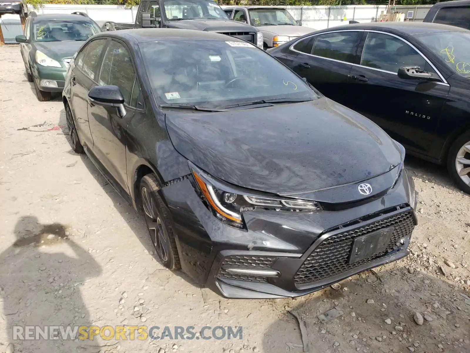 1 Photograph of a damaged car 5YFS4RCEXLP011428 TOYOTA COROLLA 2020