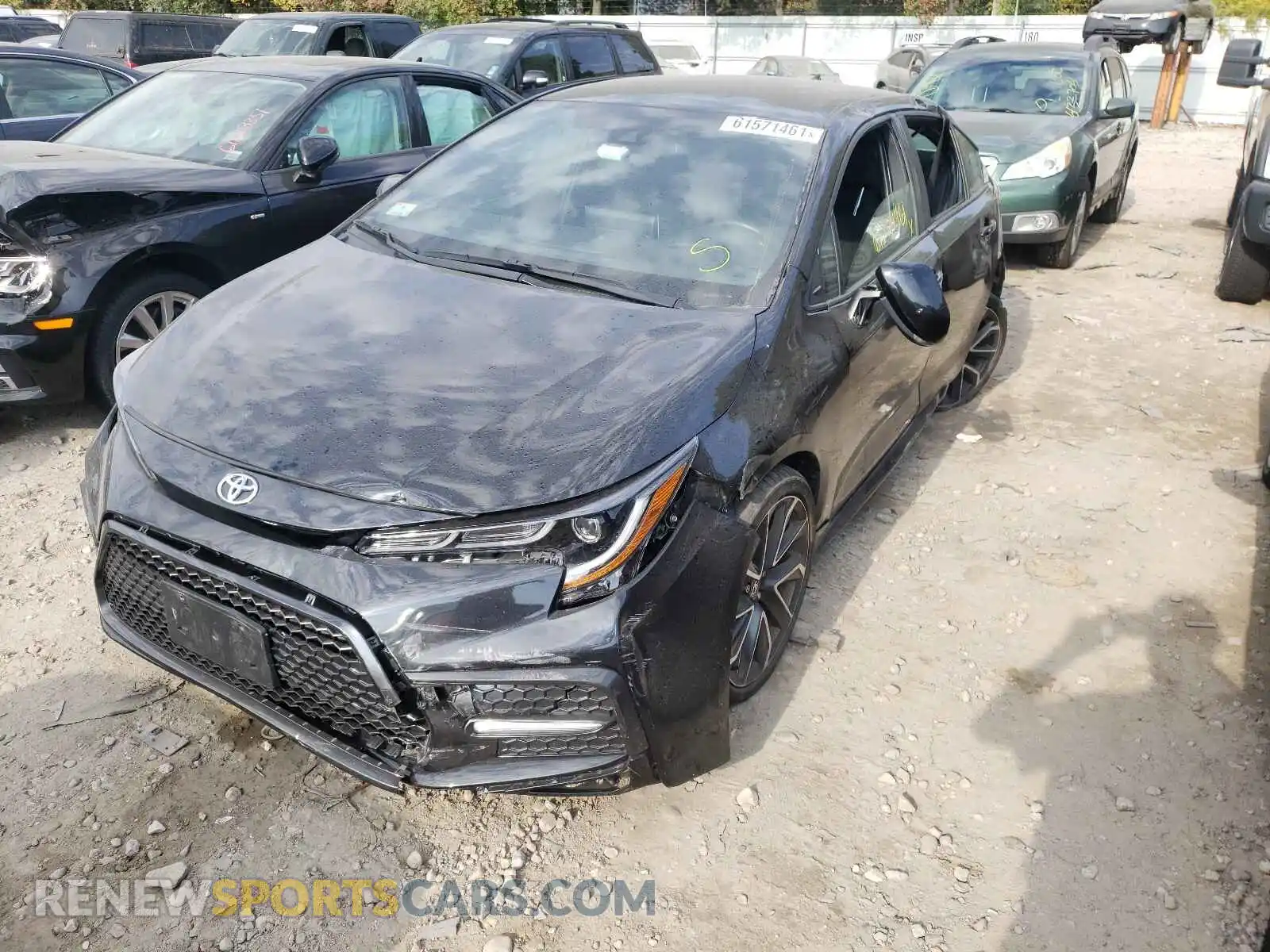 2 Photograph of a damaged car 5YFS4RCEXLP011428 TOYOTA COROLLA 2020