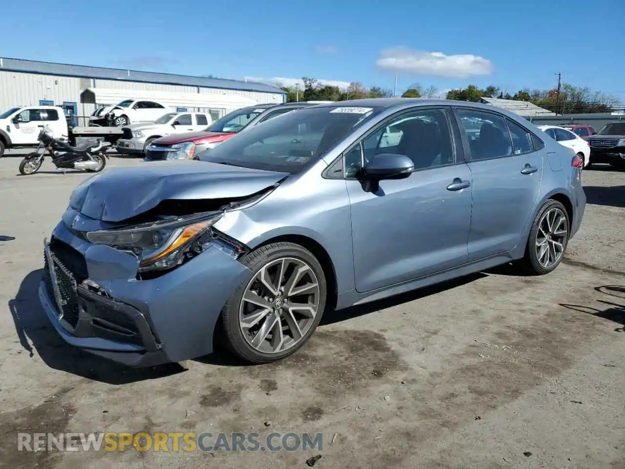 1 Photograph of a damaged car 5YFS4RCEXLP017746 TOYOTA COROLLA 2020