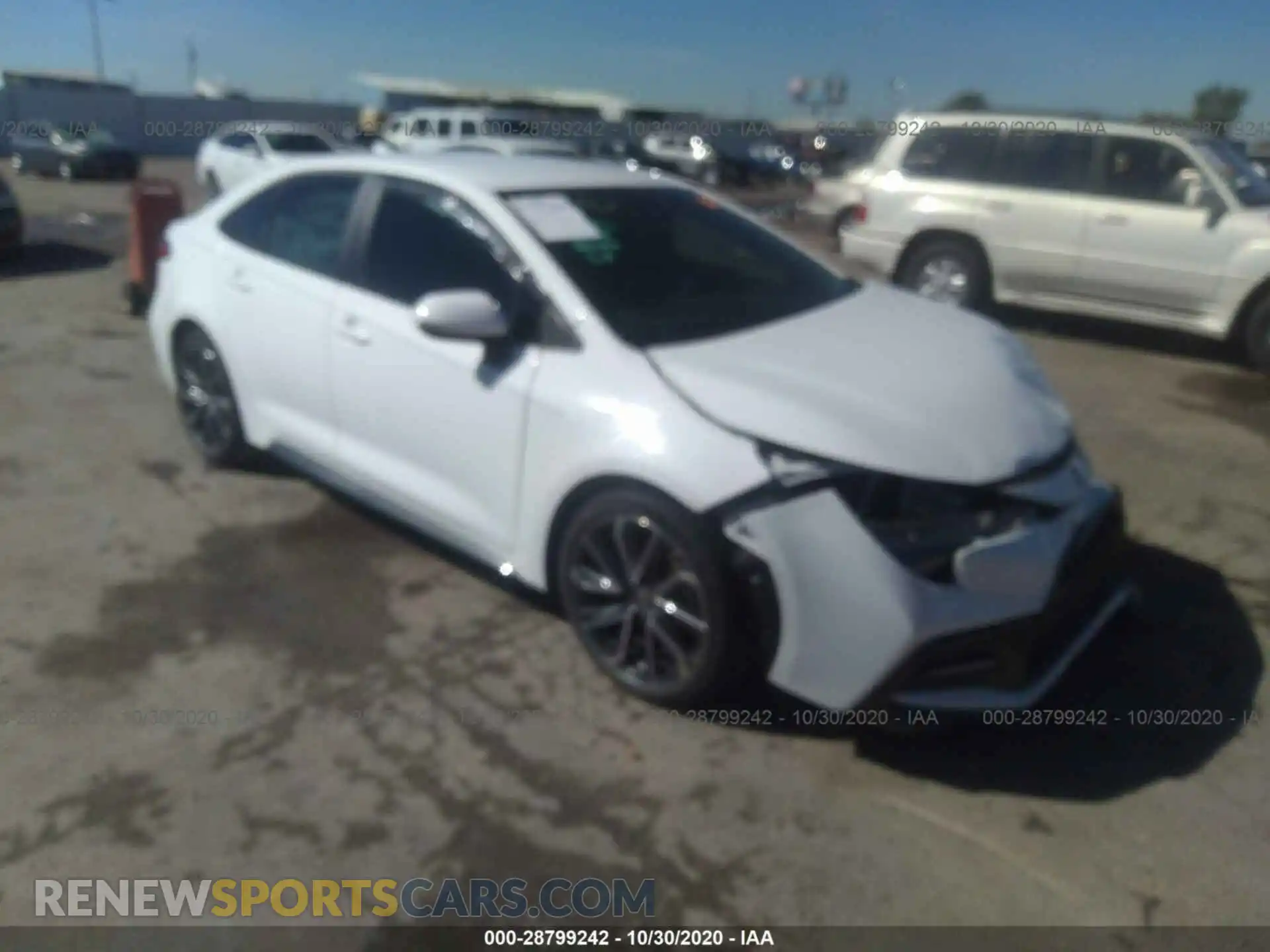 1 Photograph of a damaged car 5YFS4RCEXLP021179 TOYOTA COROLLA 2020