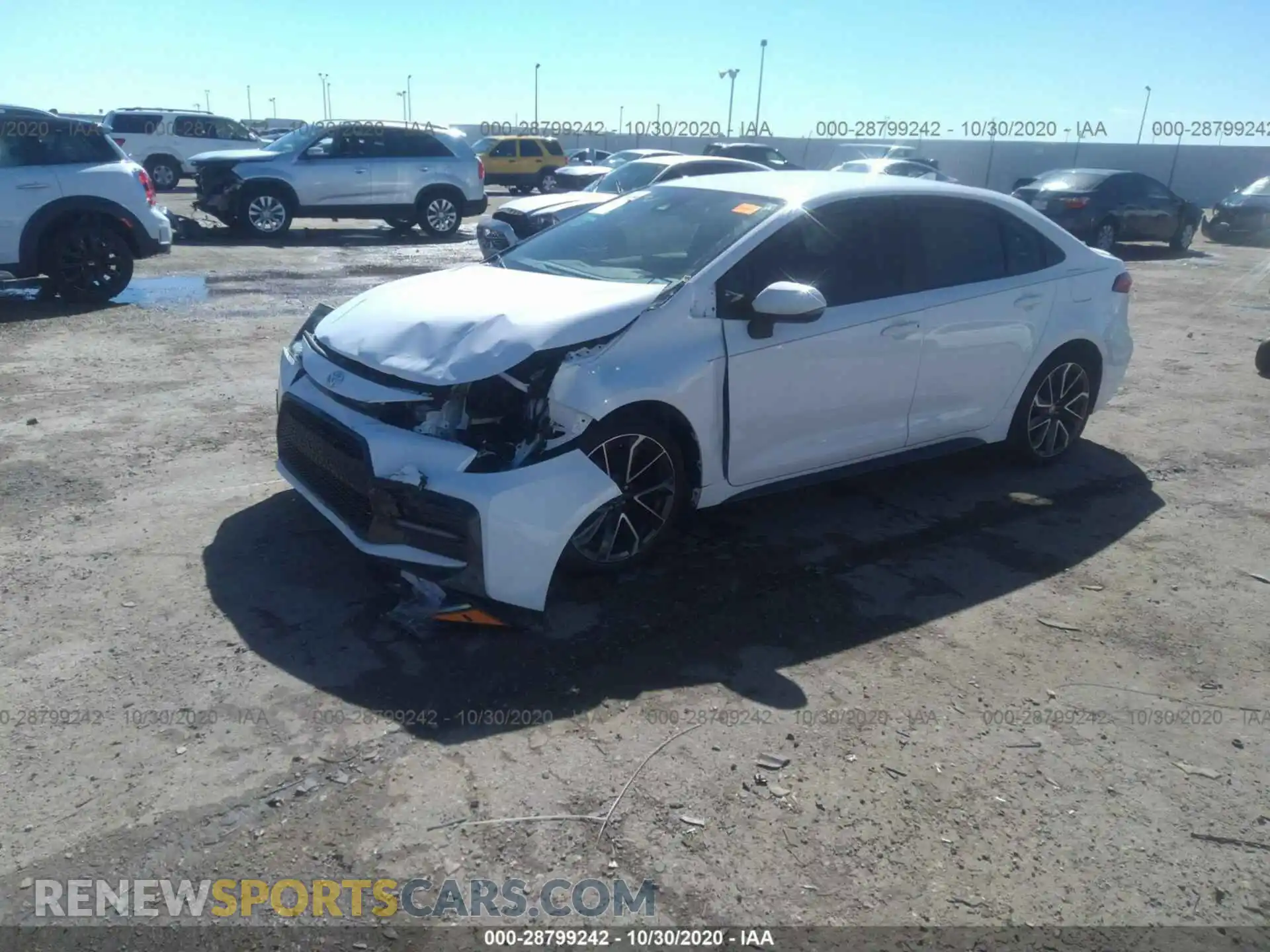 2 Photograph of a damaged car 5YFS4RCEXLP021179 TOYOTA COROLLA 2020