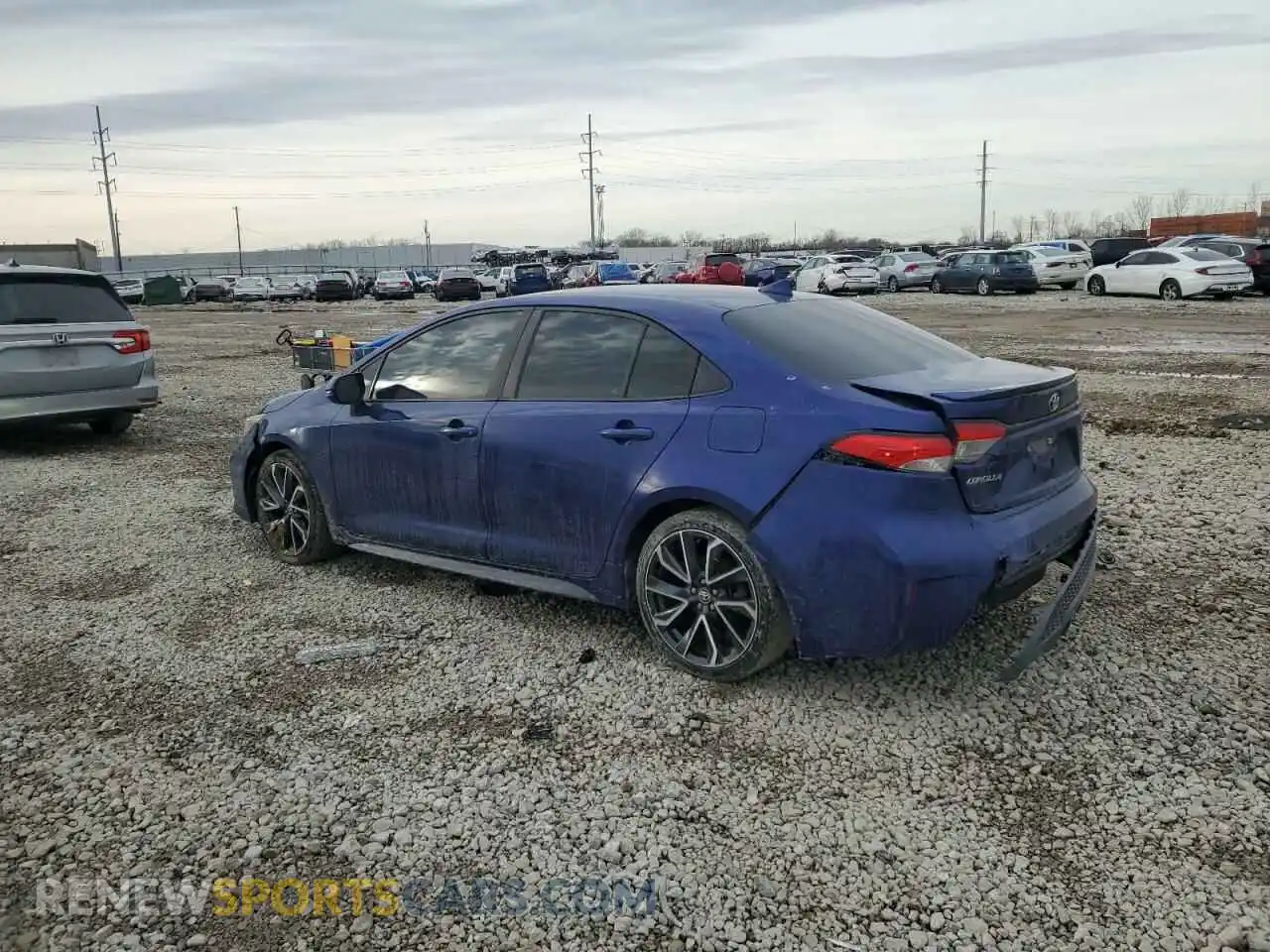 2 Photograph of a damaged car 5YFS4RCEXLP023174 TOYOTA COROLLA 2020