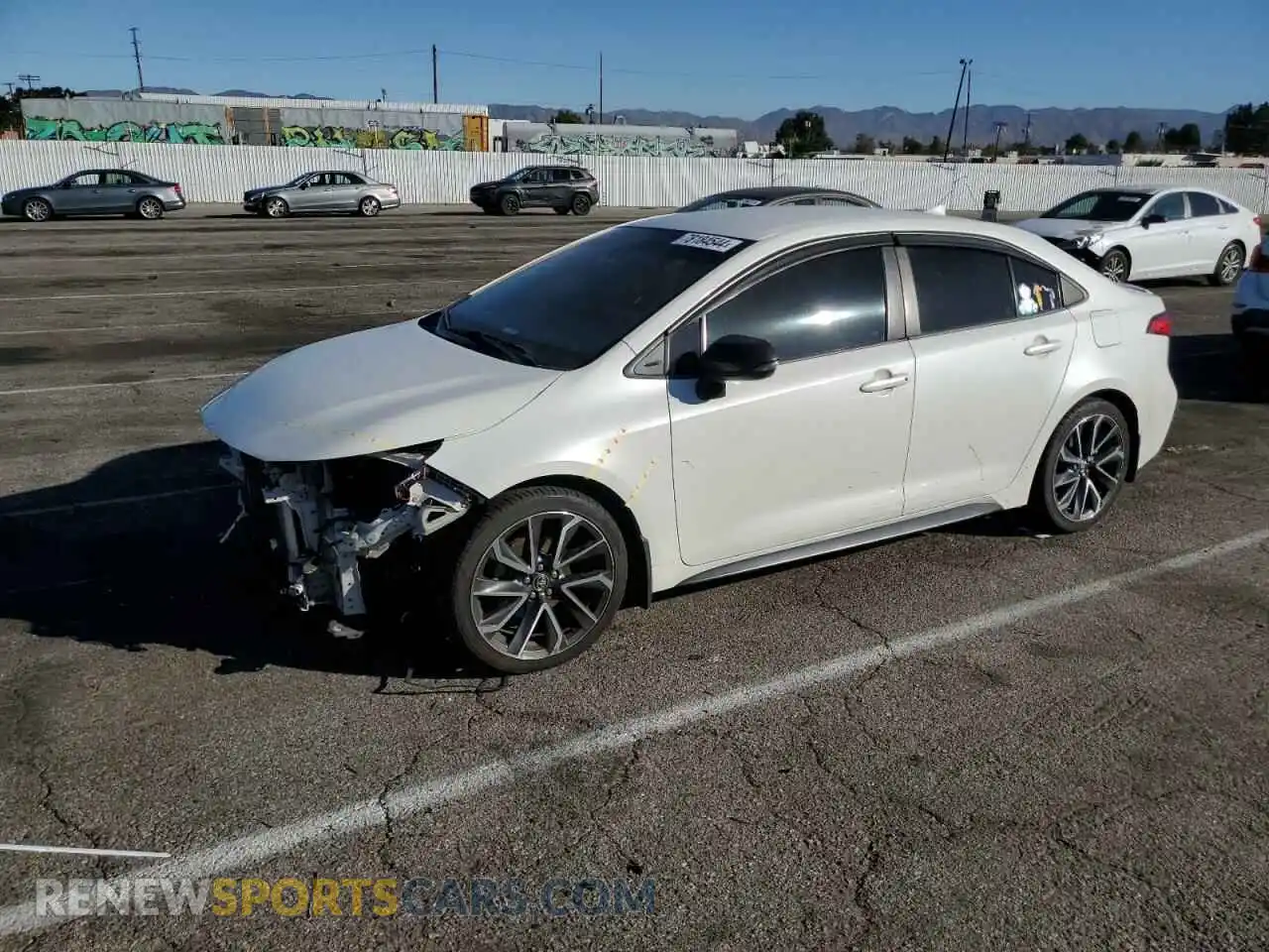1 Photograph of a damaged car 5YFS4RCEXLP026432 TOYOTA COROLLA 2020