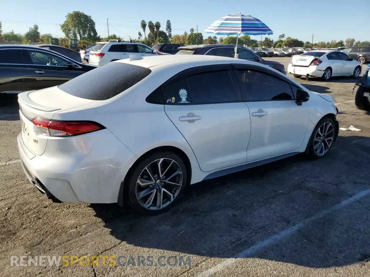 3 Photograph of a damaged car 5YFS4RCEXLP026432 TOYOTA COROLLA 2020
