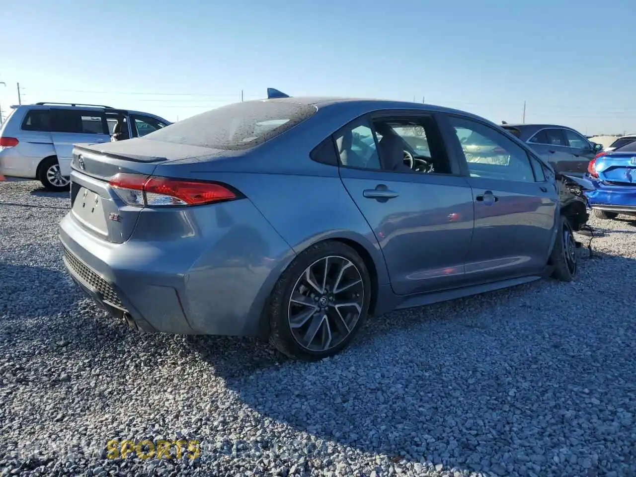 3 Photograph of a damaged car 5YFS4RCEXLP033753 TOYOTA COROLLA 2020