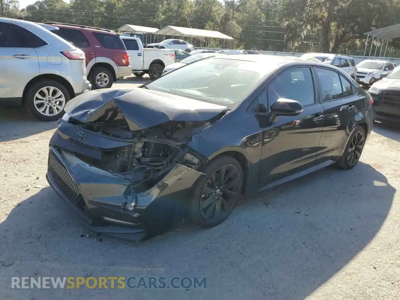 1 Photograph of a damaged car 5YFS4RCEXLP034773 TOYOTA COROLLA 2020