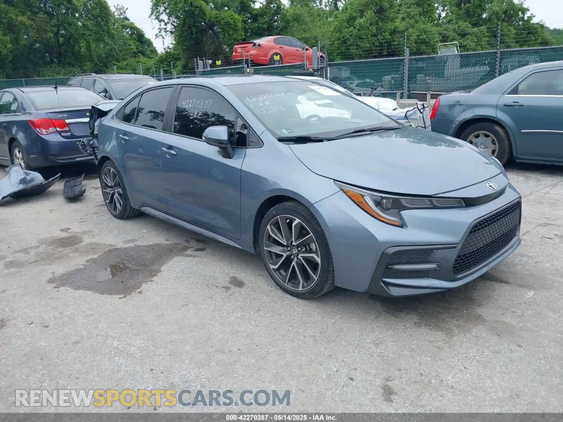 1 Photograph of a damaged car 5YFS4RCEXLP035065 TOYOTA COROLLA 2020