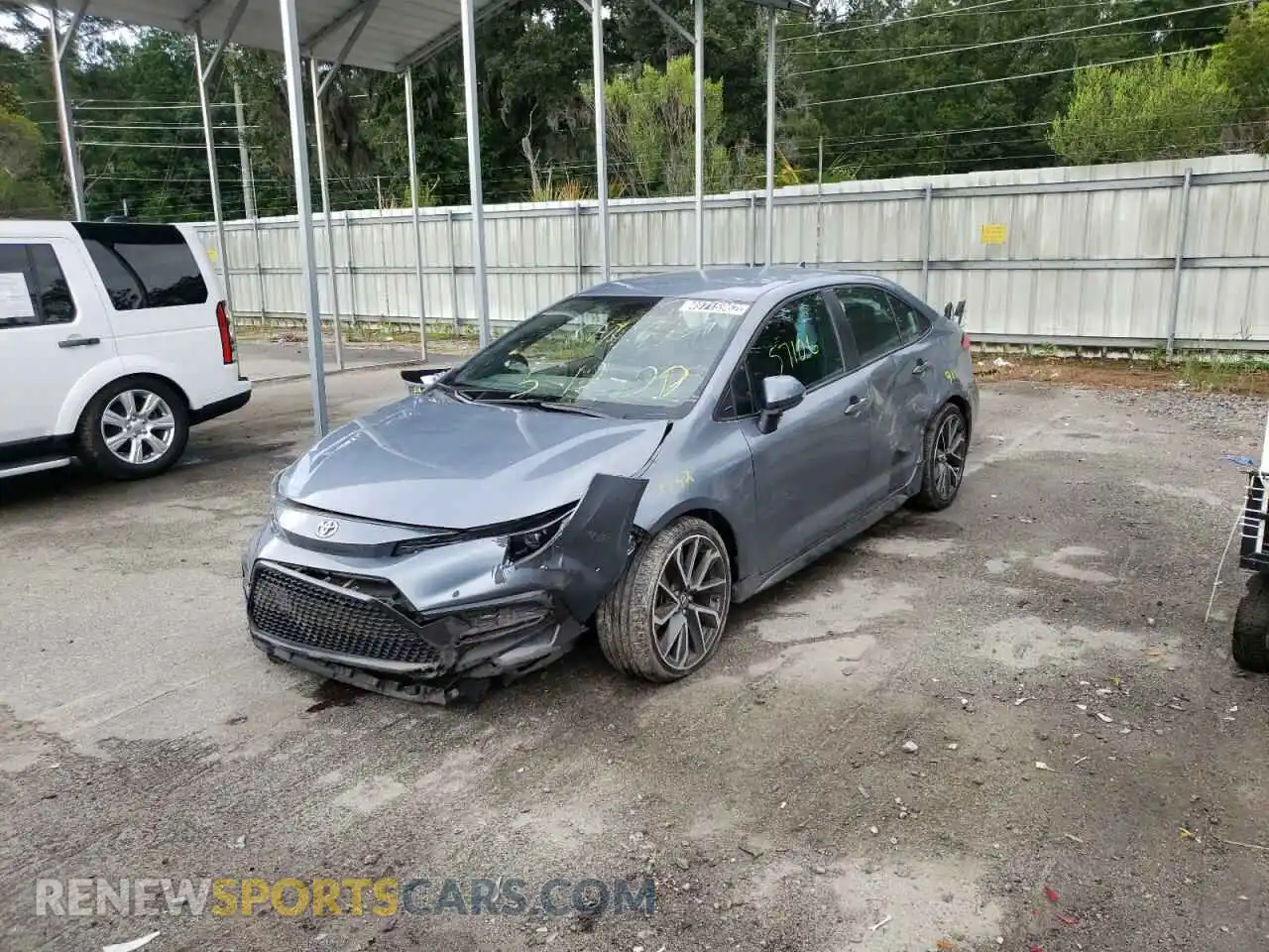 2 Photograph of a damaged car 5YFS4RCEXLP035650 TOYOTA COROLLA 2020