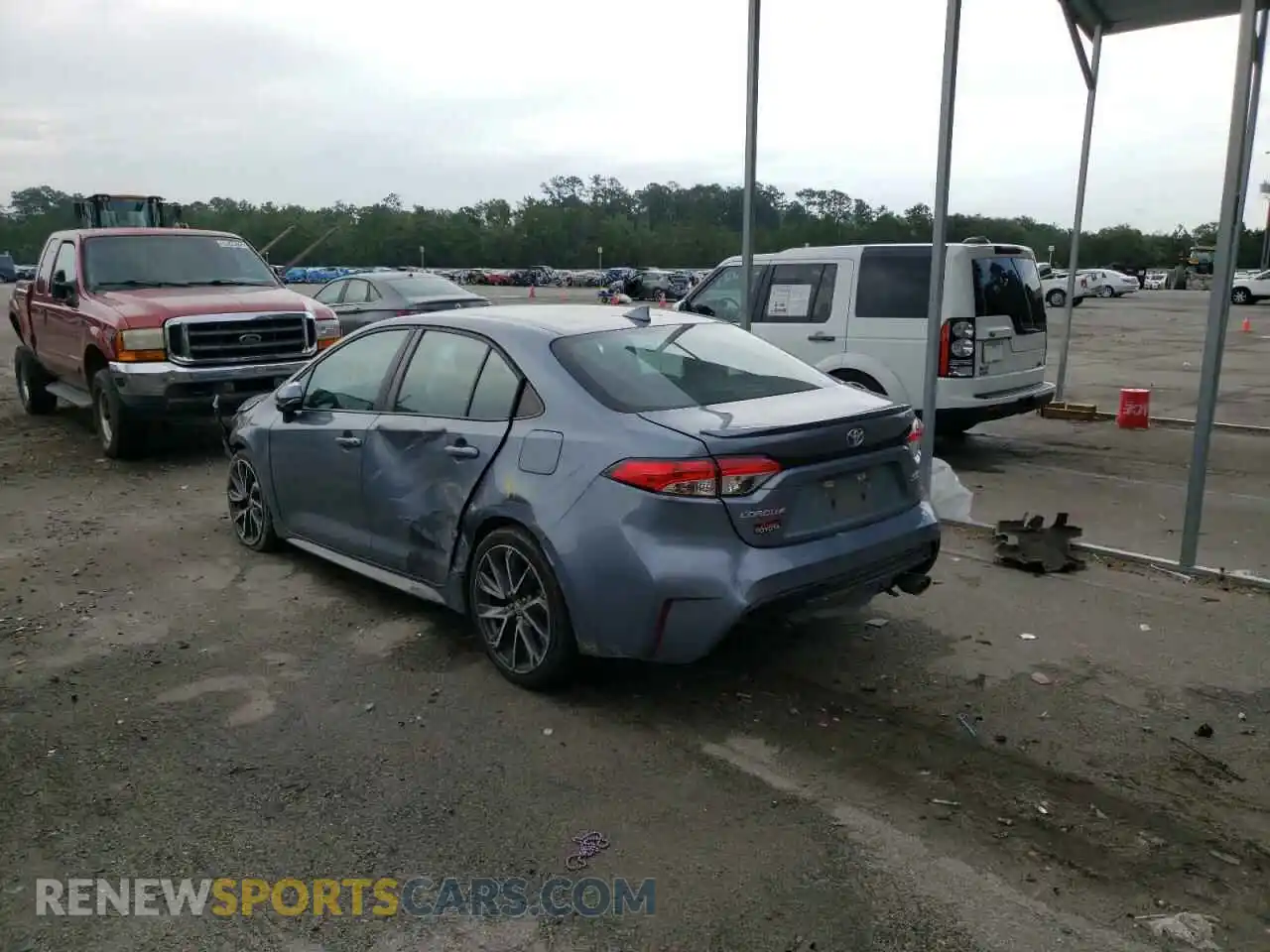 3 Photograph of a damaged car 5YFS4RCEXLP035650 TOYOTA COROLLA 2020