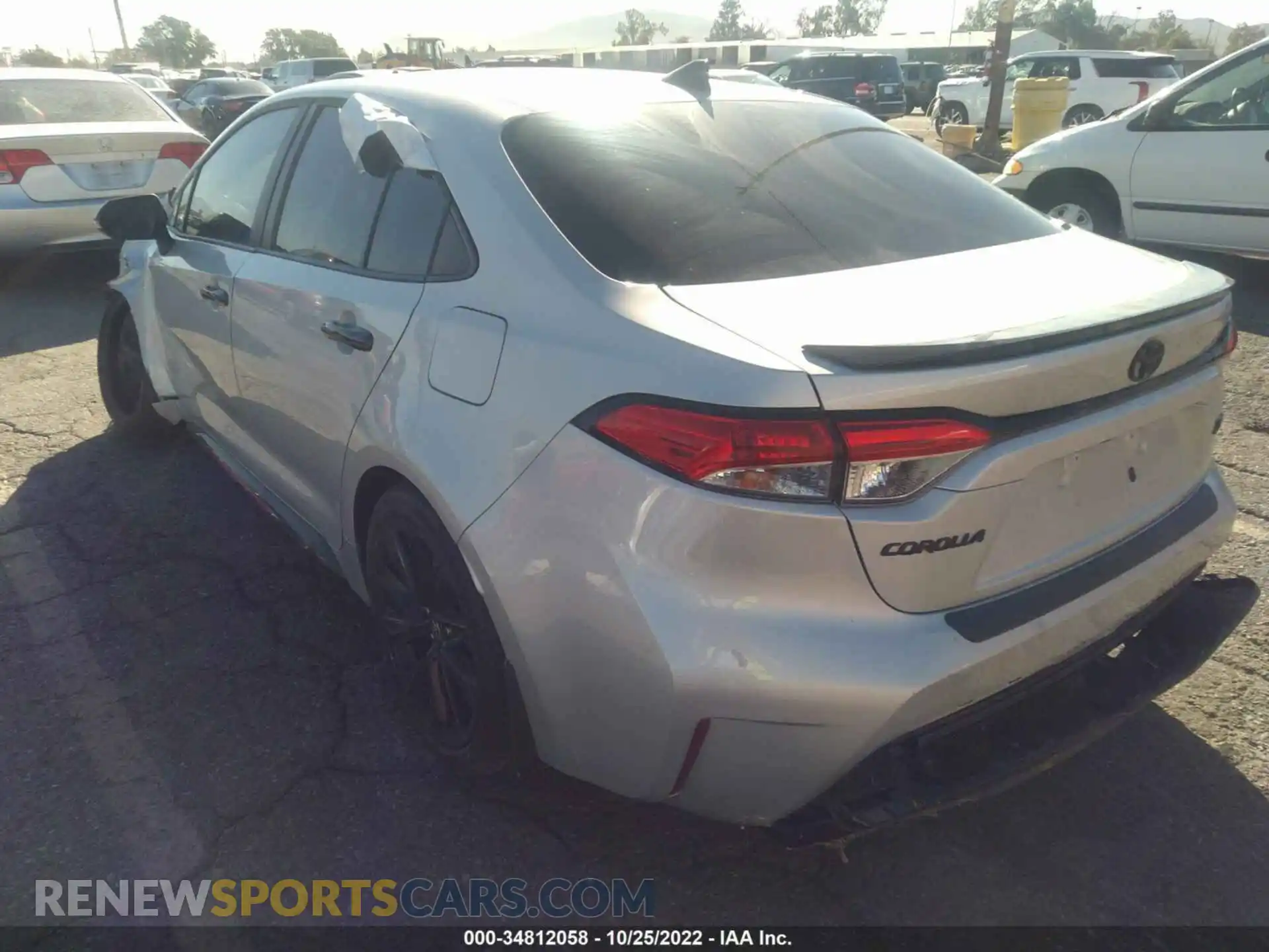 3 Photograph of a damaged car 5YFS4RCEXLP036507 TOYOTA COROLLA 2020