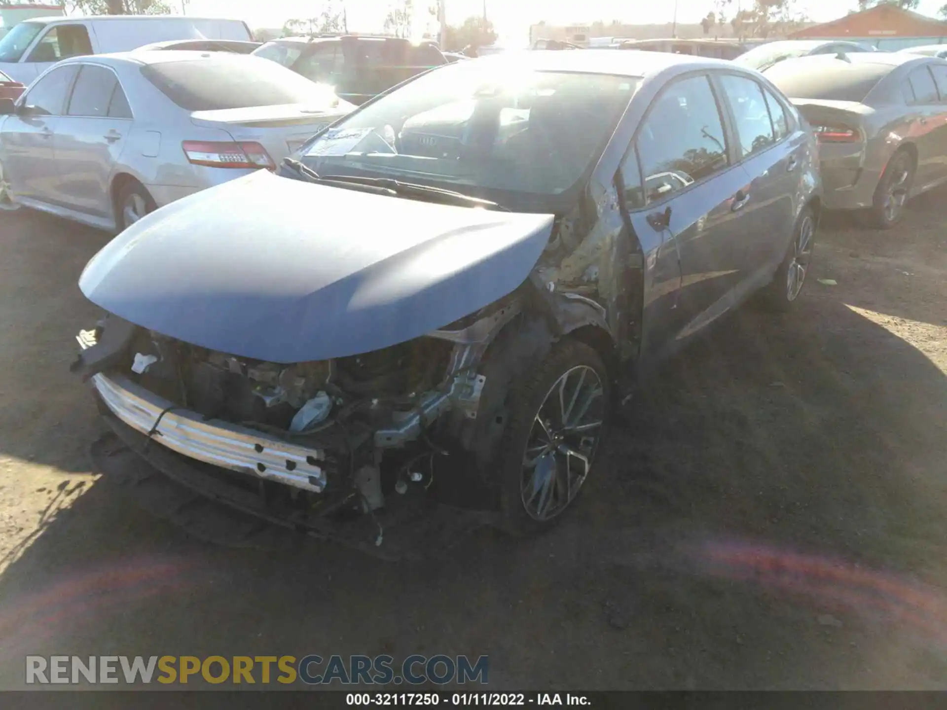 2 Photograph of a damaged car 5YFS4RCEXLP038032 TOYOTA COROLLA 2020