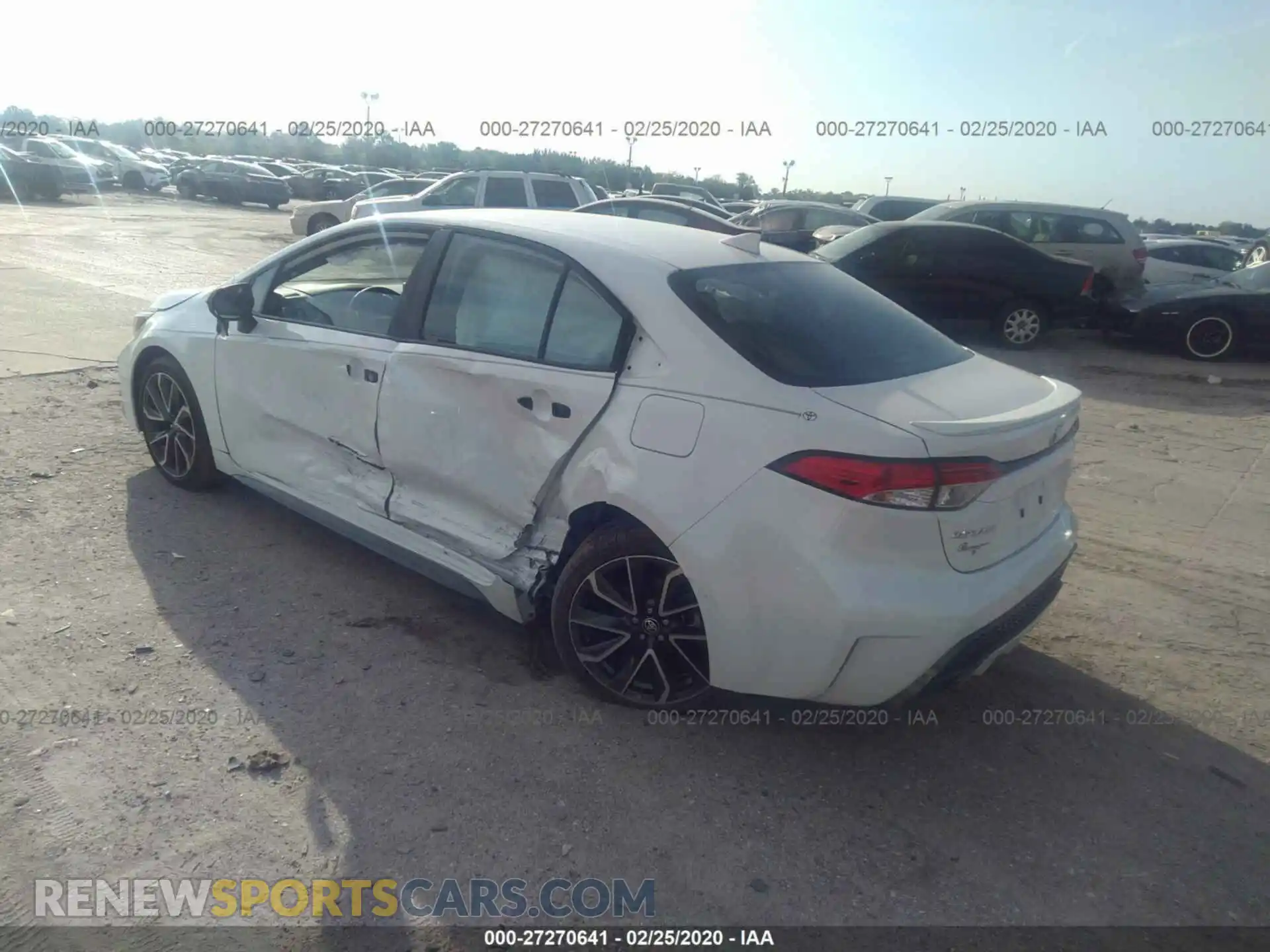 3 Photograph of a damaged car 5YFS4RCEXLP038631 TOYOTA COROLLA 2020