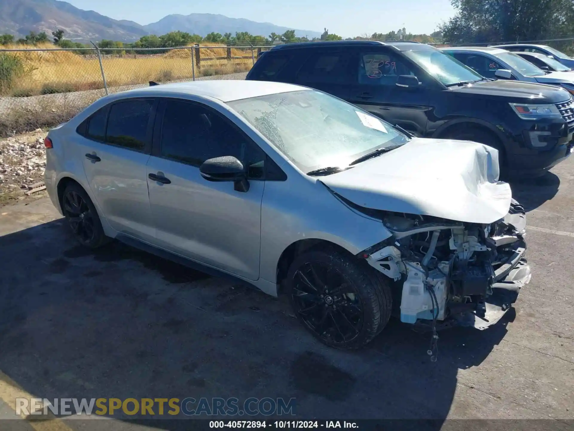 1 Photograph of a damaged car 5YFS4RCEXLP044607 TOYOTA COROLLA 2020