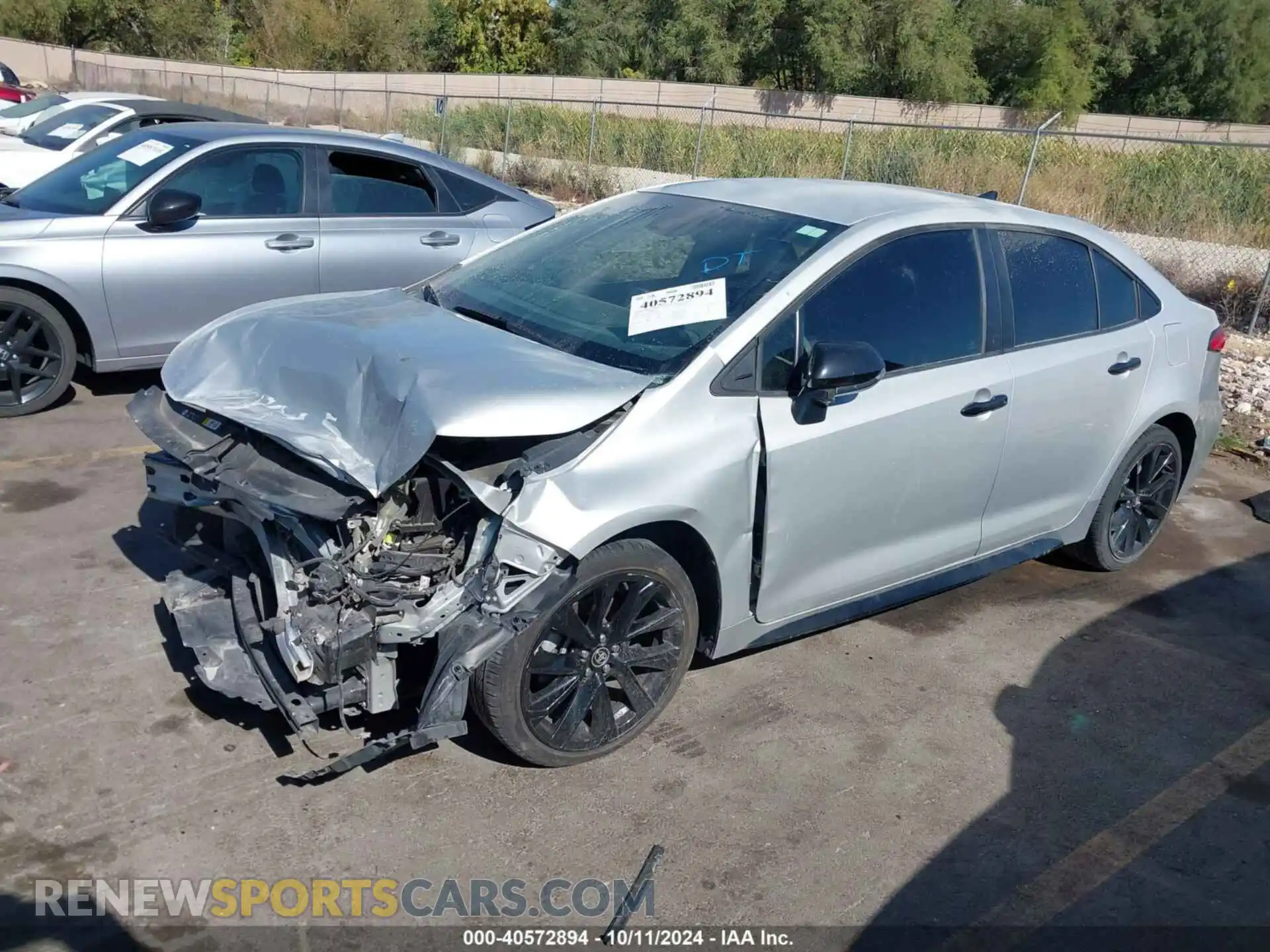 2 Photograph of a damaged car 5YFS4RCEXLP044607 TOYOTA COROLLA 2020